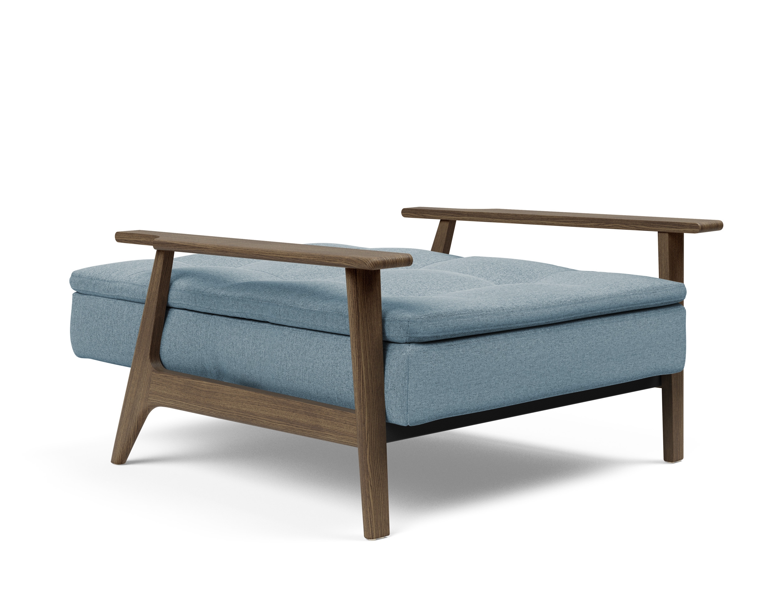 Dublexo Frej Fabric Chair w/Smoked Oak Arms & Legs