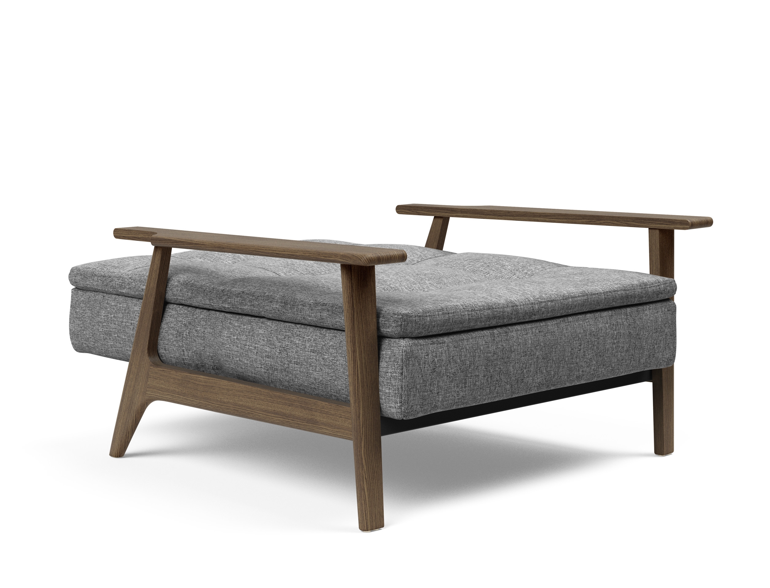 Dublexo Frej Fabric Chair w/Smoked Oak Arms & Legs