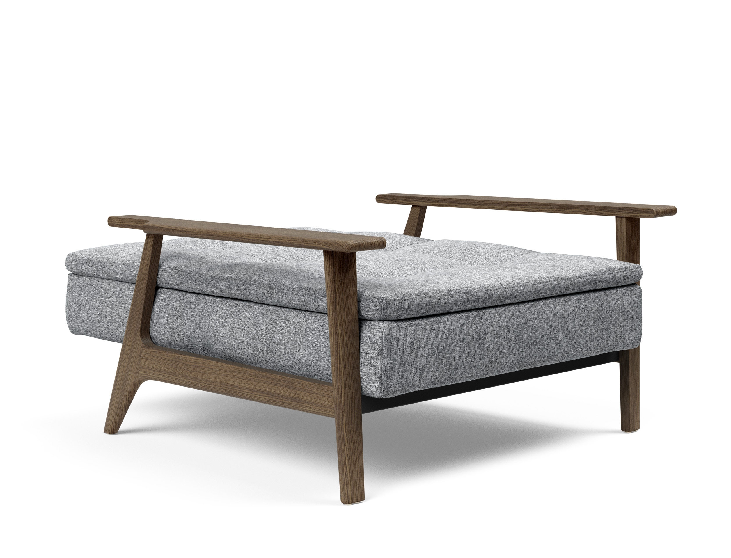 Dublexo Frej Fabric Chair w/Smoked Oak Arms & Legs