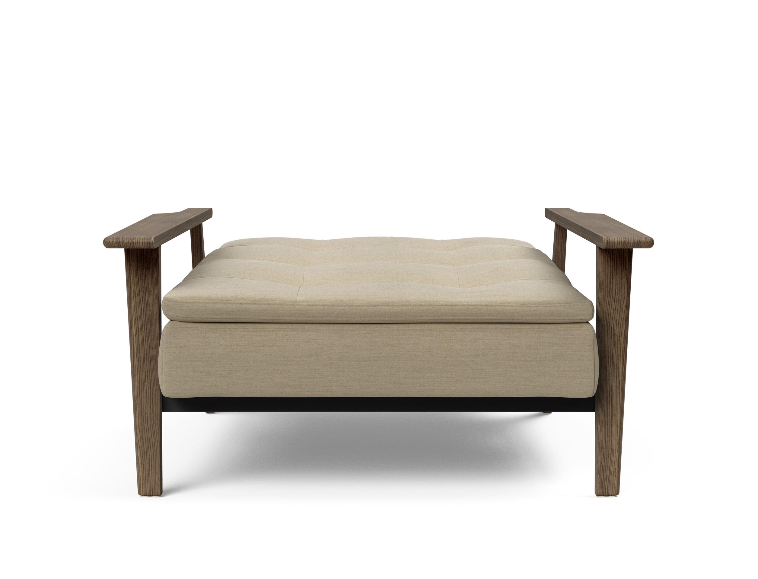 Dublexo Frej Fabric Chair w/Smoked Oak Arms & Legs