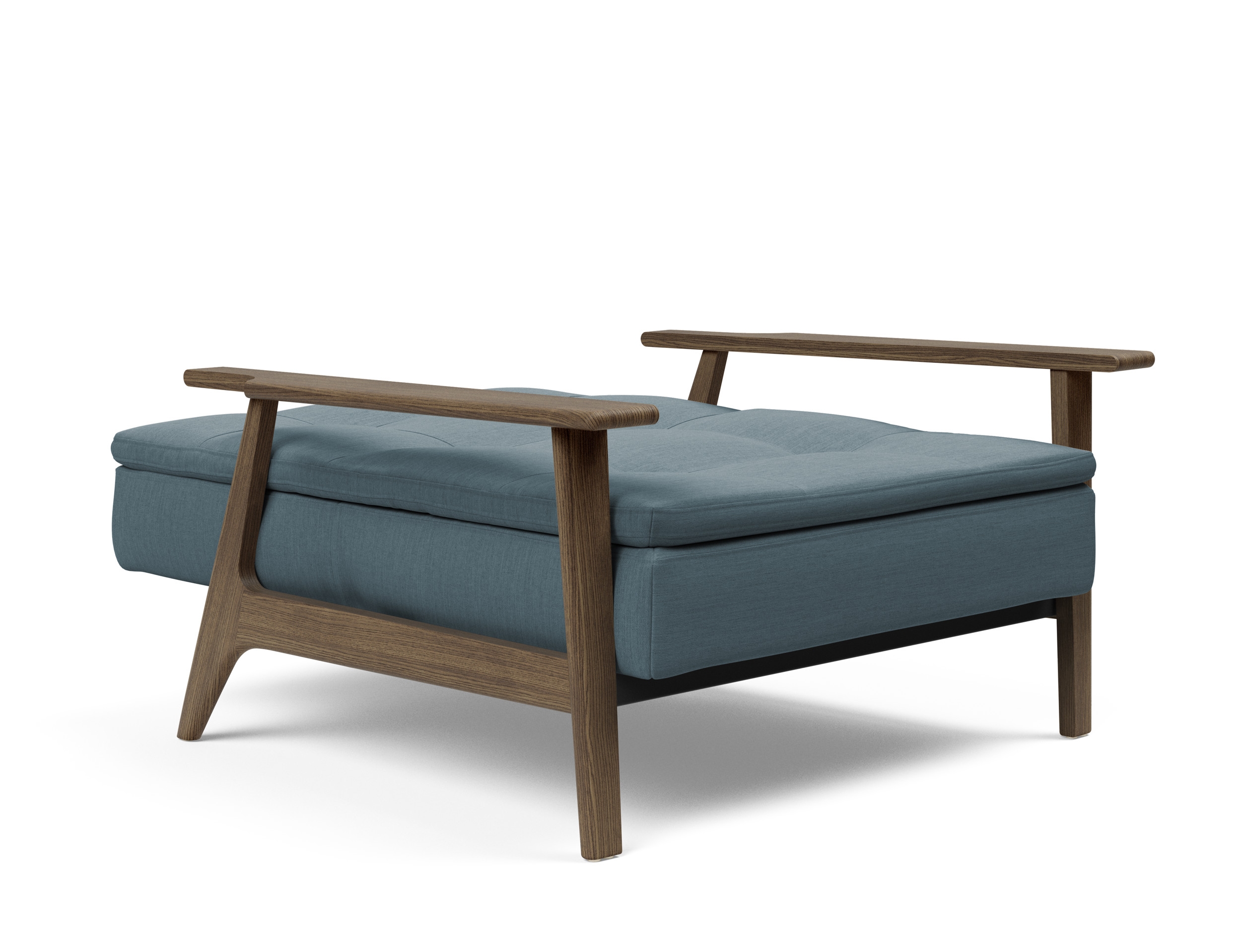 Dublexo Frej Fabric Chair w/Smoked Oak Arms & Legs