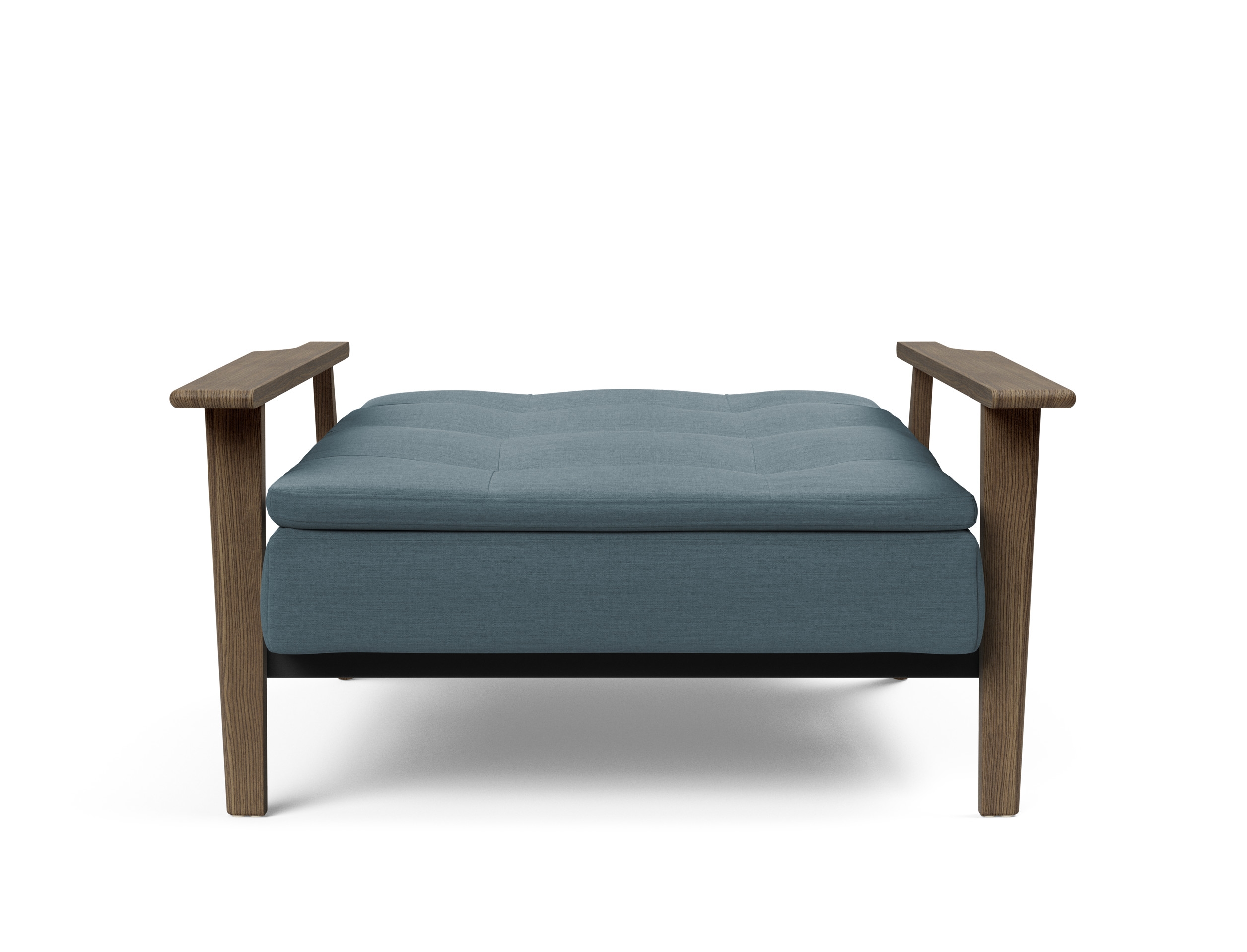 Dublexo Frej Fabric Chair w/Smoked Oak Arms & Legs