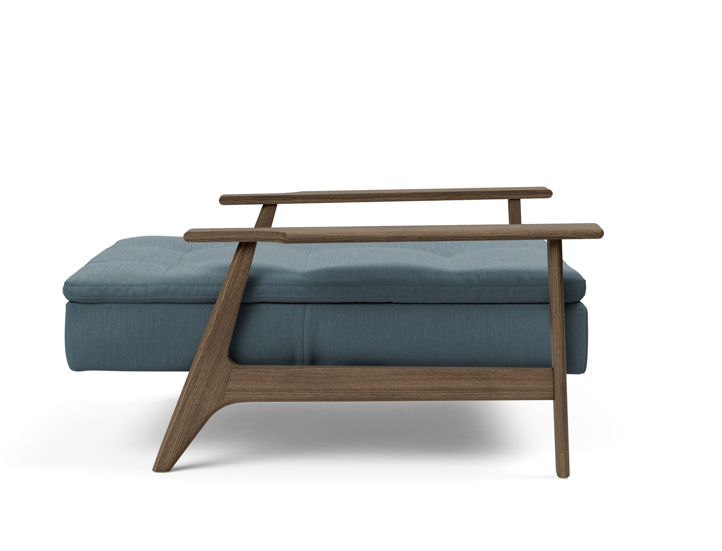 Dublexo Frej Fabric Chair w/Smoked Oak Arms & Legs