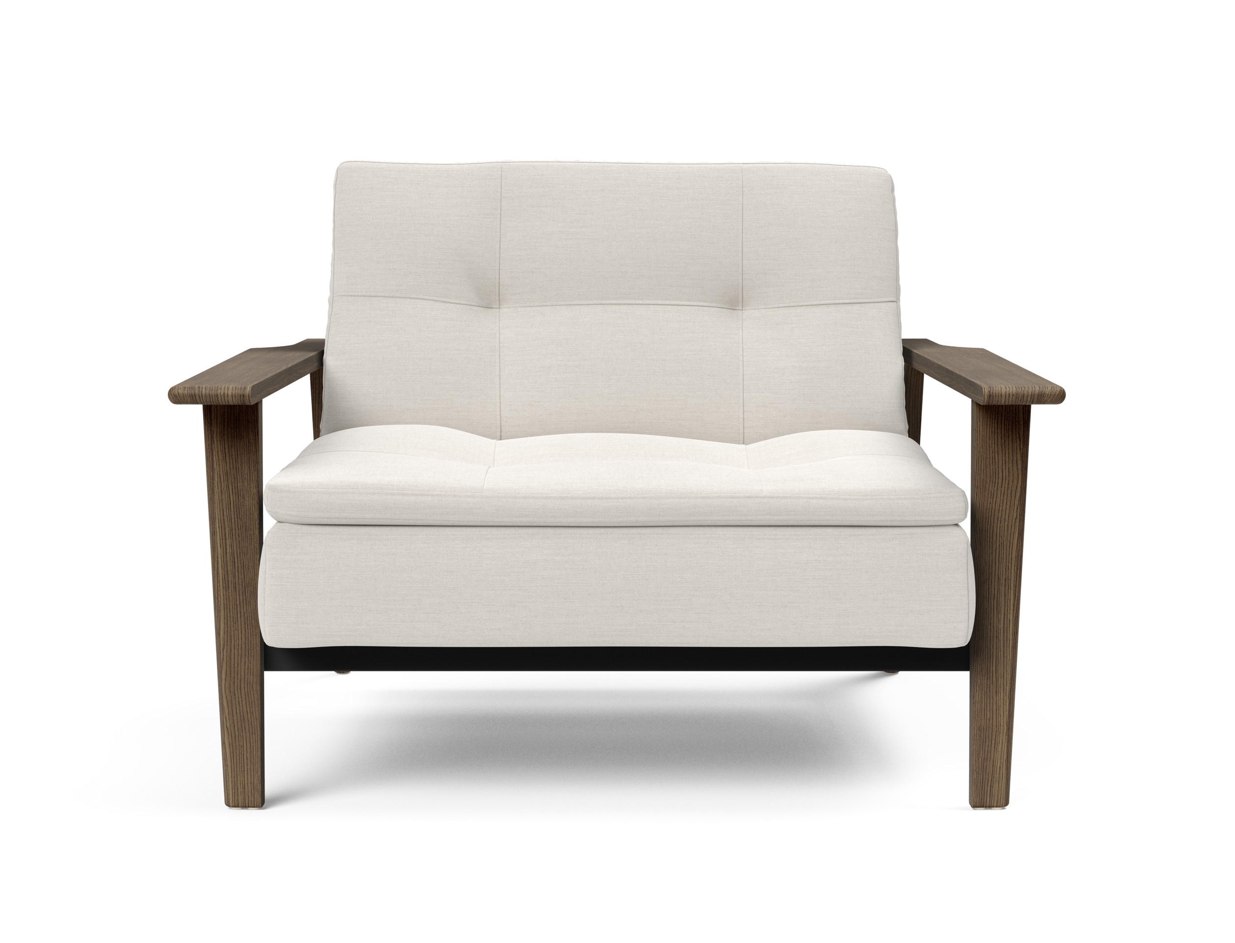 Dublexo Frej Fabric Chair w/Smoked Oak Arms & Legs