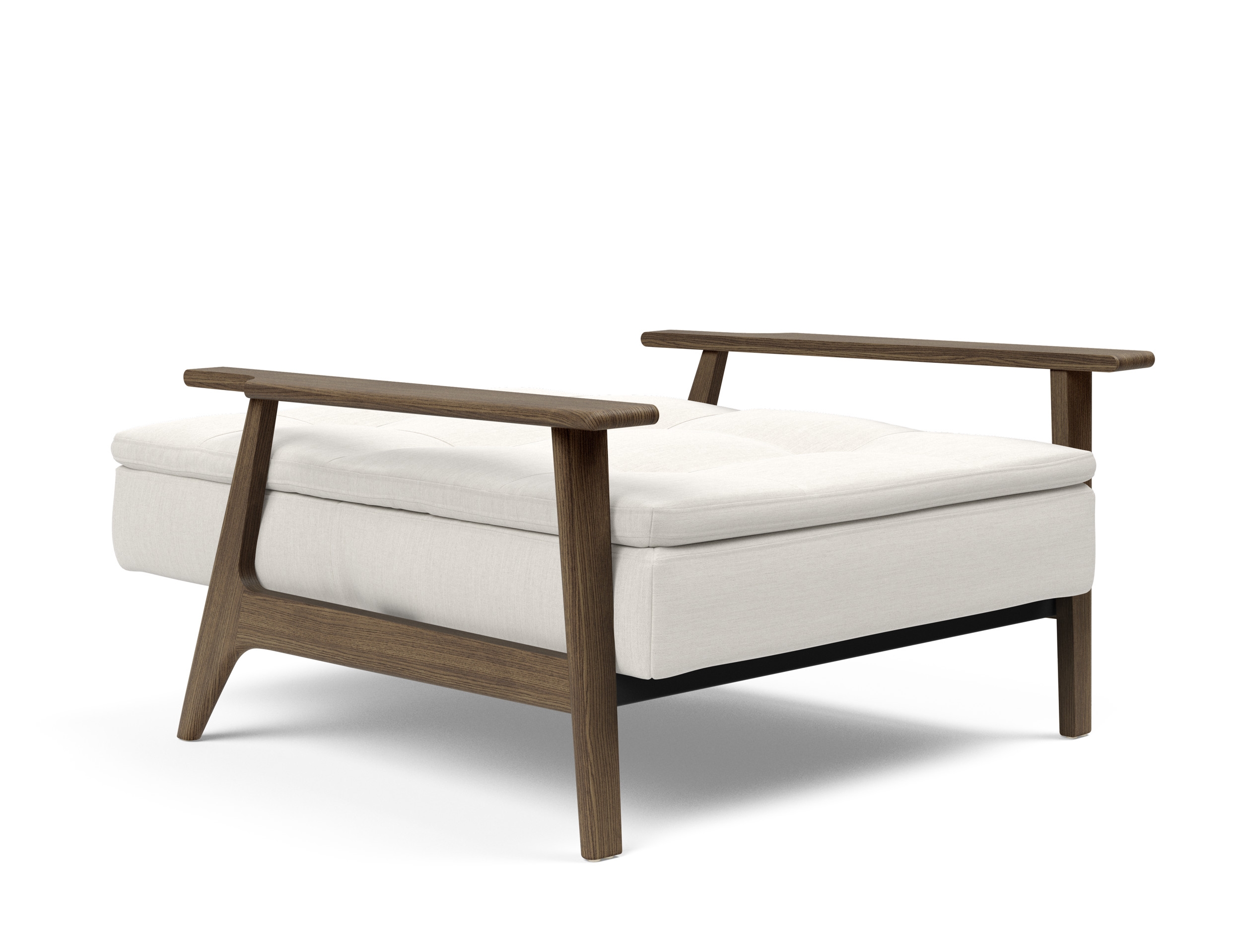 Dublexo Frej Fabric Chair w/Smoked Oak Arms & Legs
