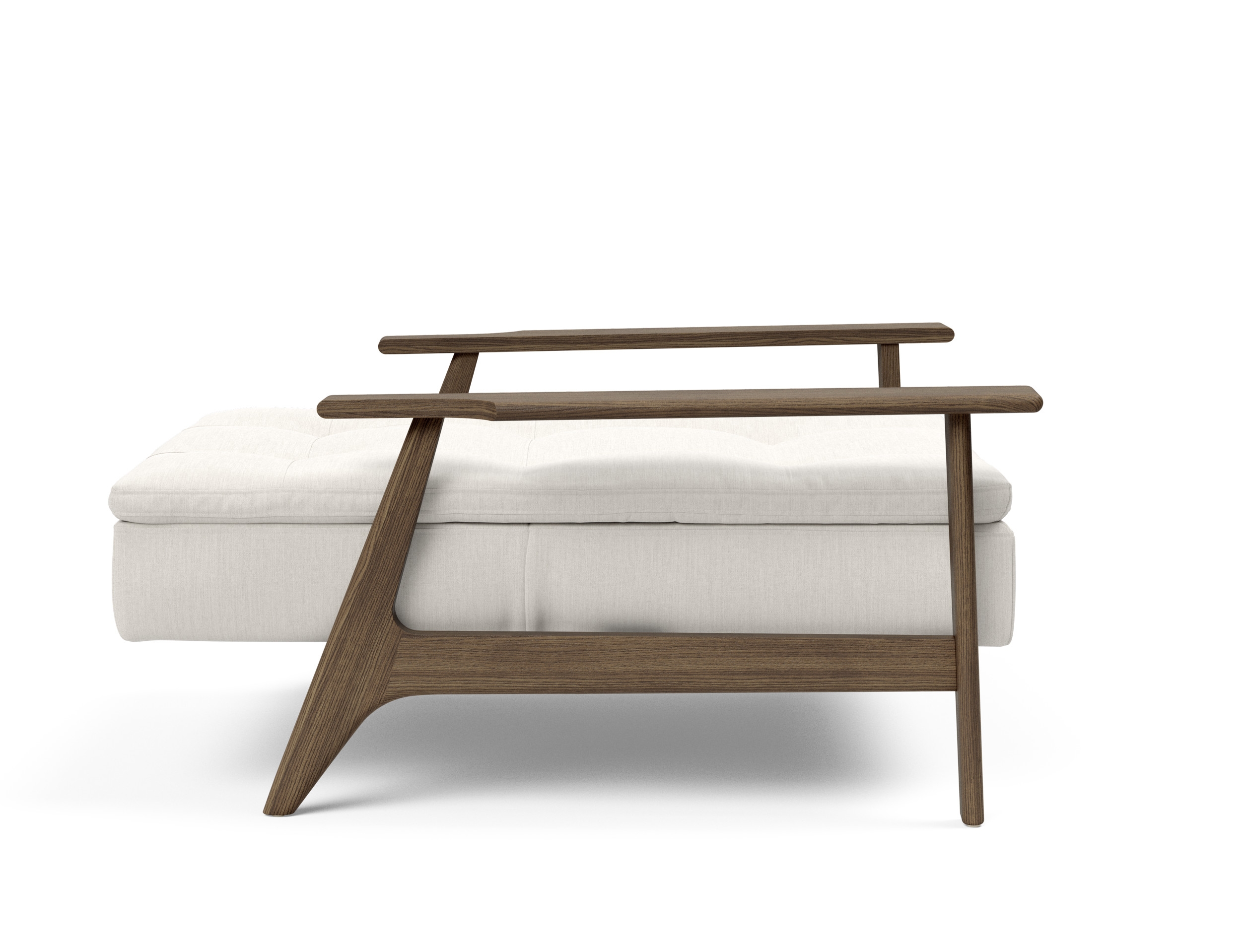 Dublexo Frej Fabric Chair w/Smoked Oak Arms & Legs