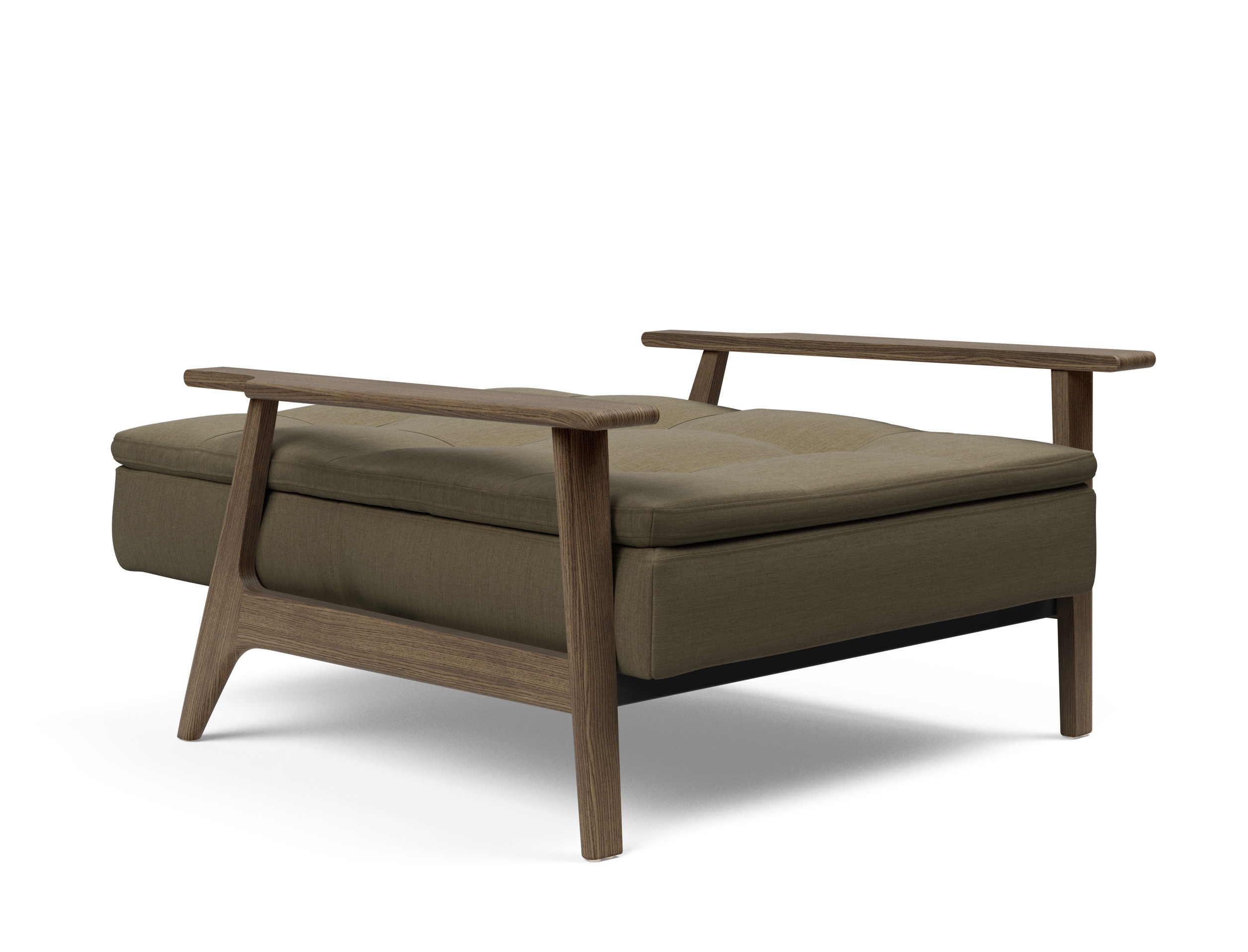 Dublexo Frej Fabric Chair w/Smoked Oak Arms & Legs