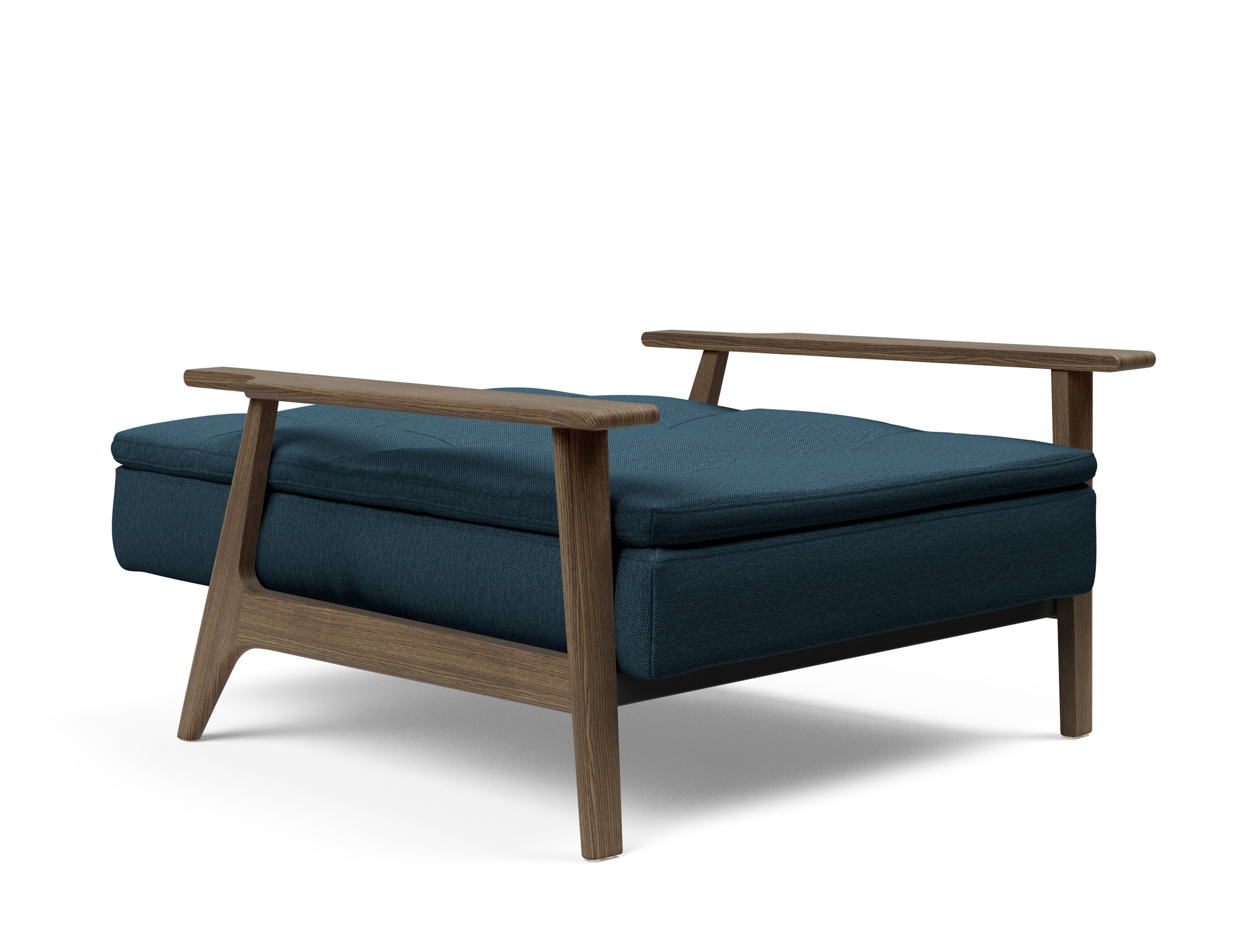 Dublexo Frej Fabric Chair w/Smoked Oak Arms & Legs