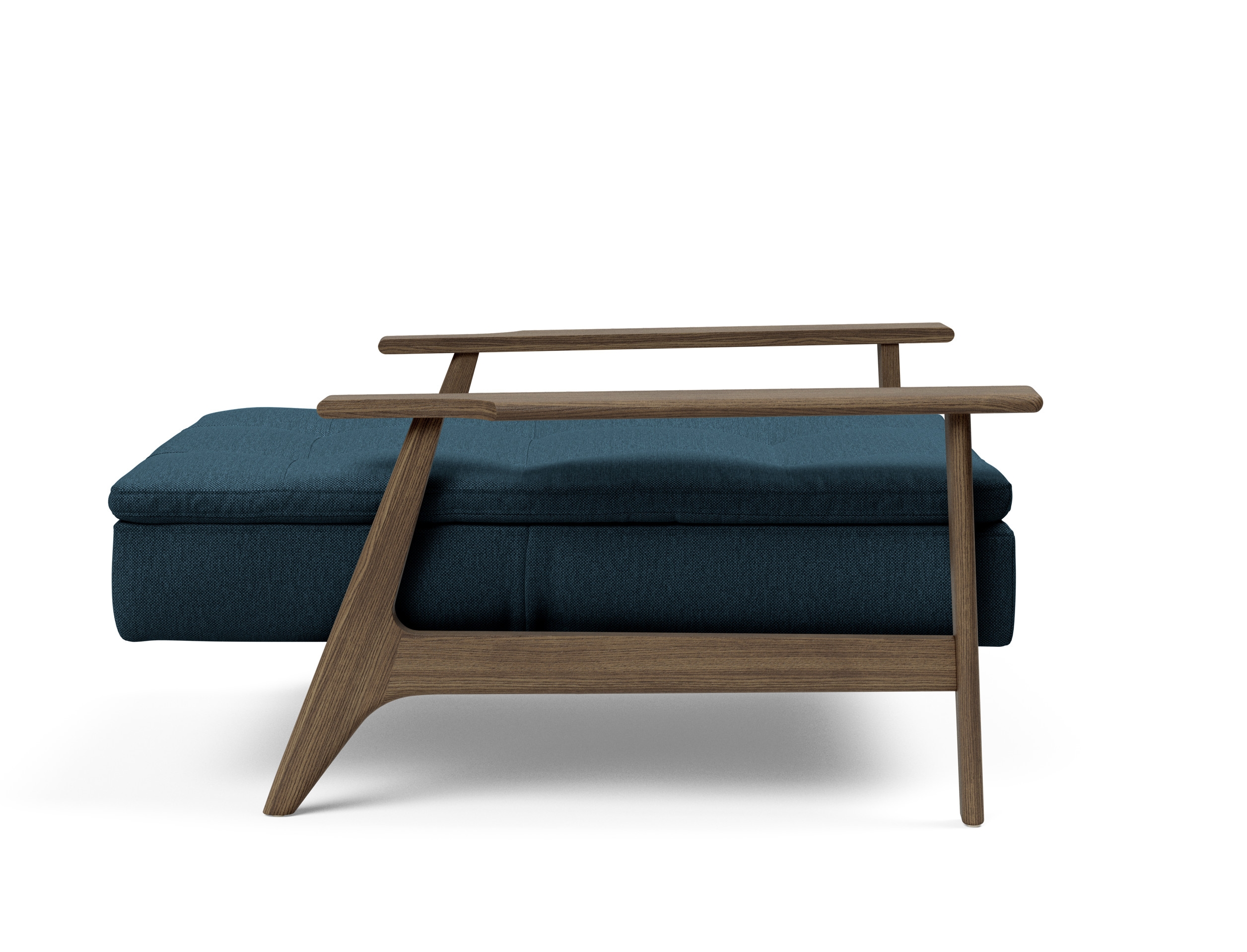 Dublexo Frej Fabric Chair w/Smoked Oak Arms & Legs