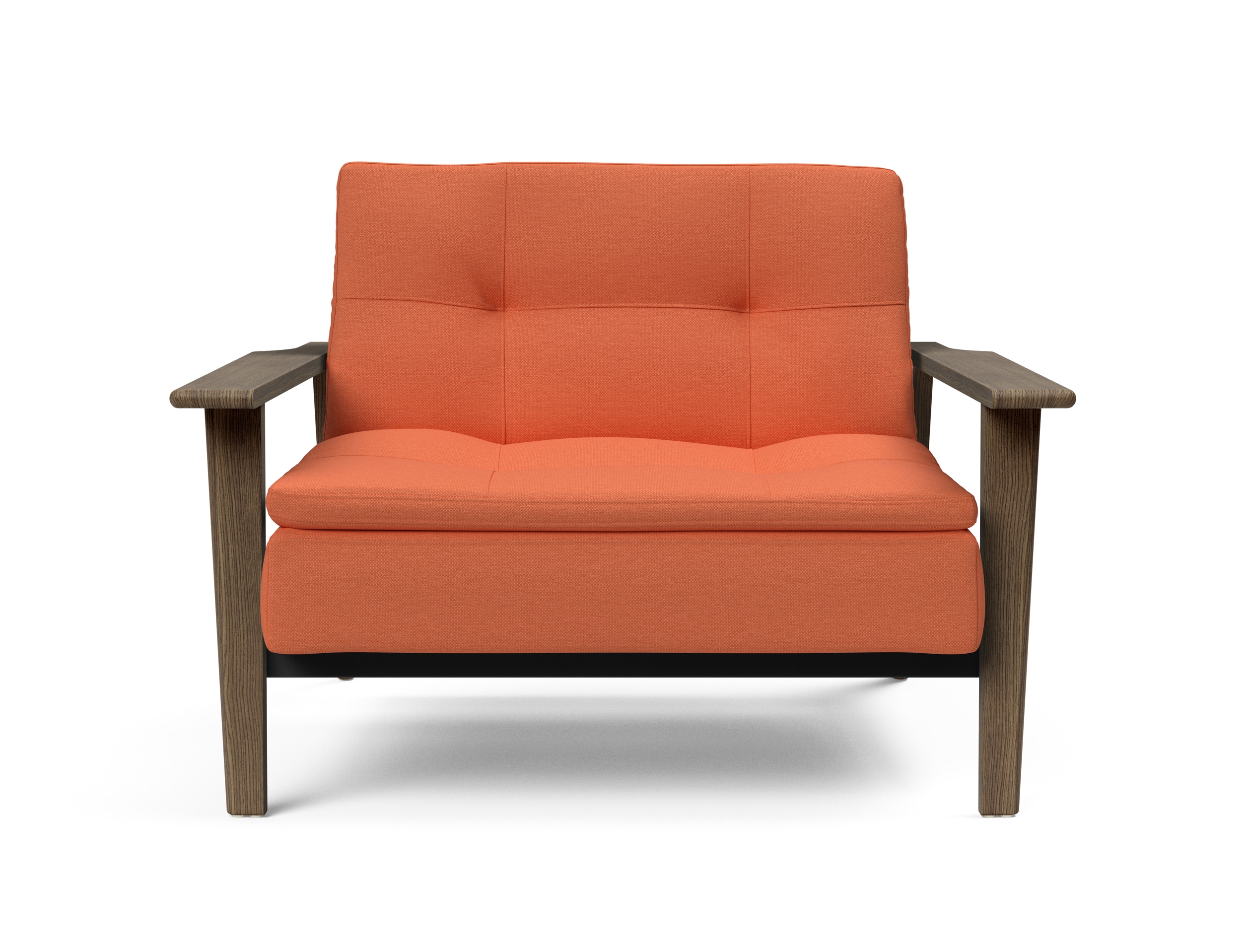 Dublexo Frej Fabric Chair w/Smoked Oak Arms & Legs
