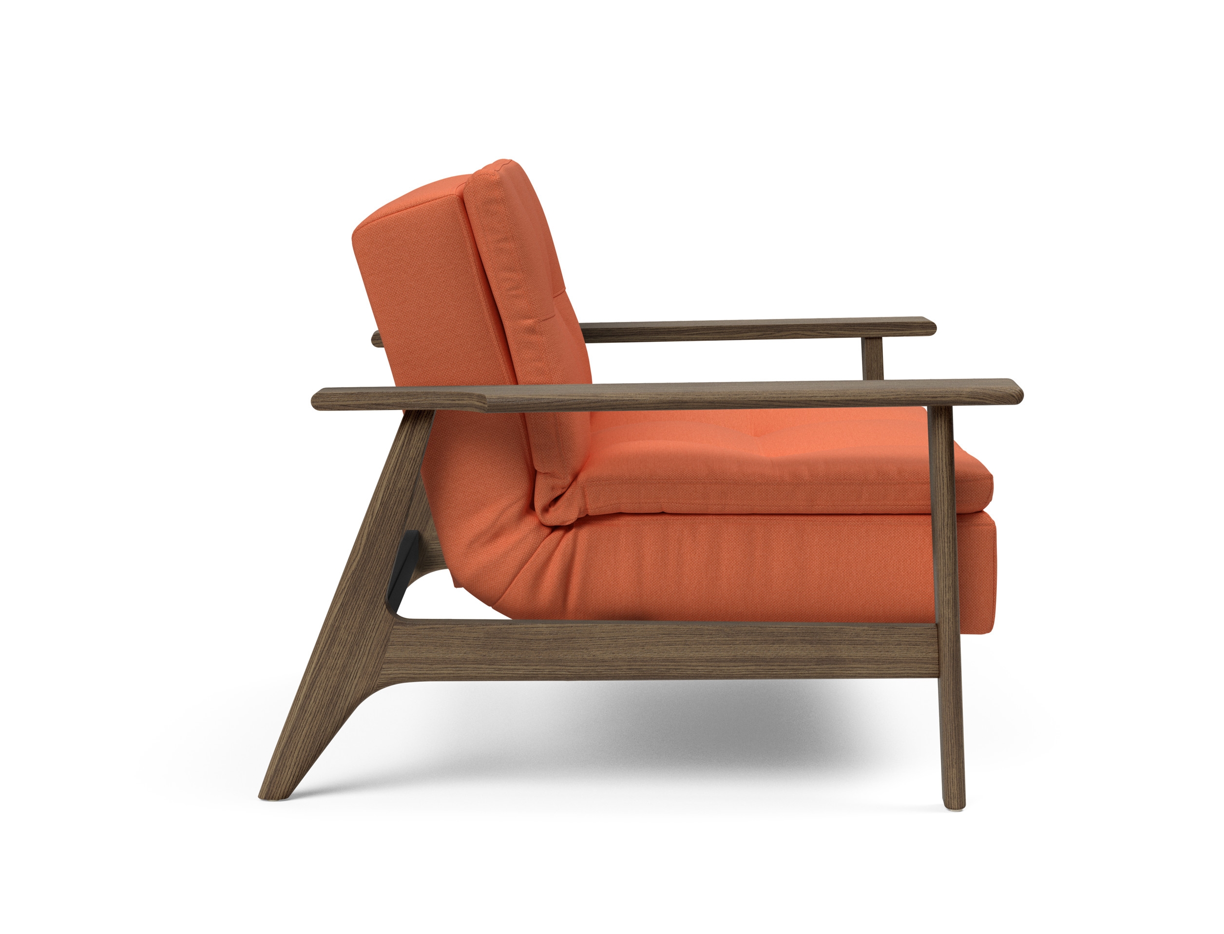 Dublexo Frej Fabric Chair w/Smoked Oak Arms & Legs