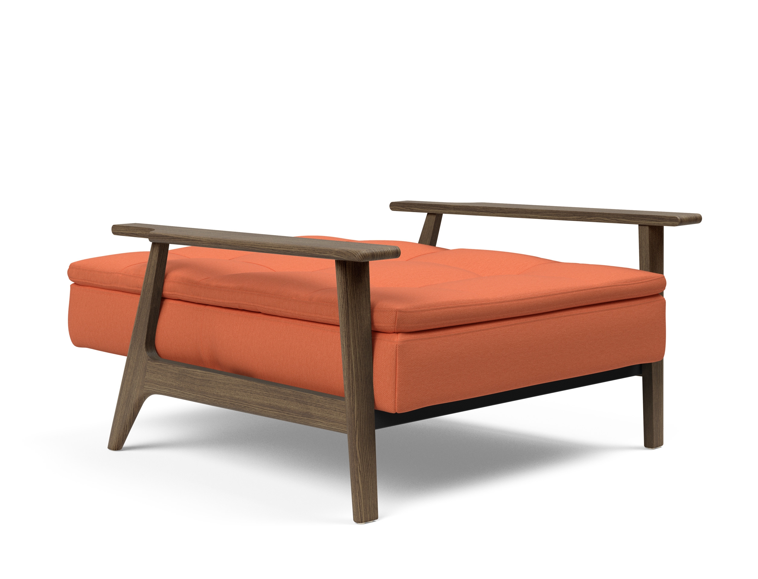 Dublexo Frej Fabric Chair w/Smoked Oak Arms & Legs