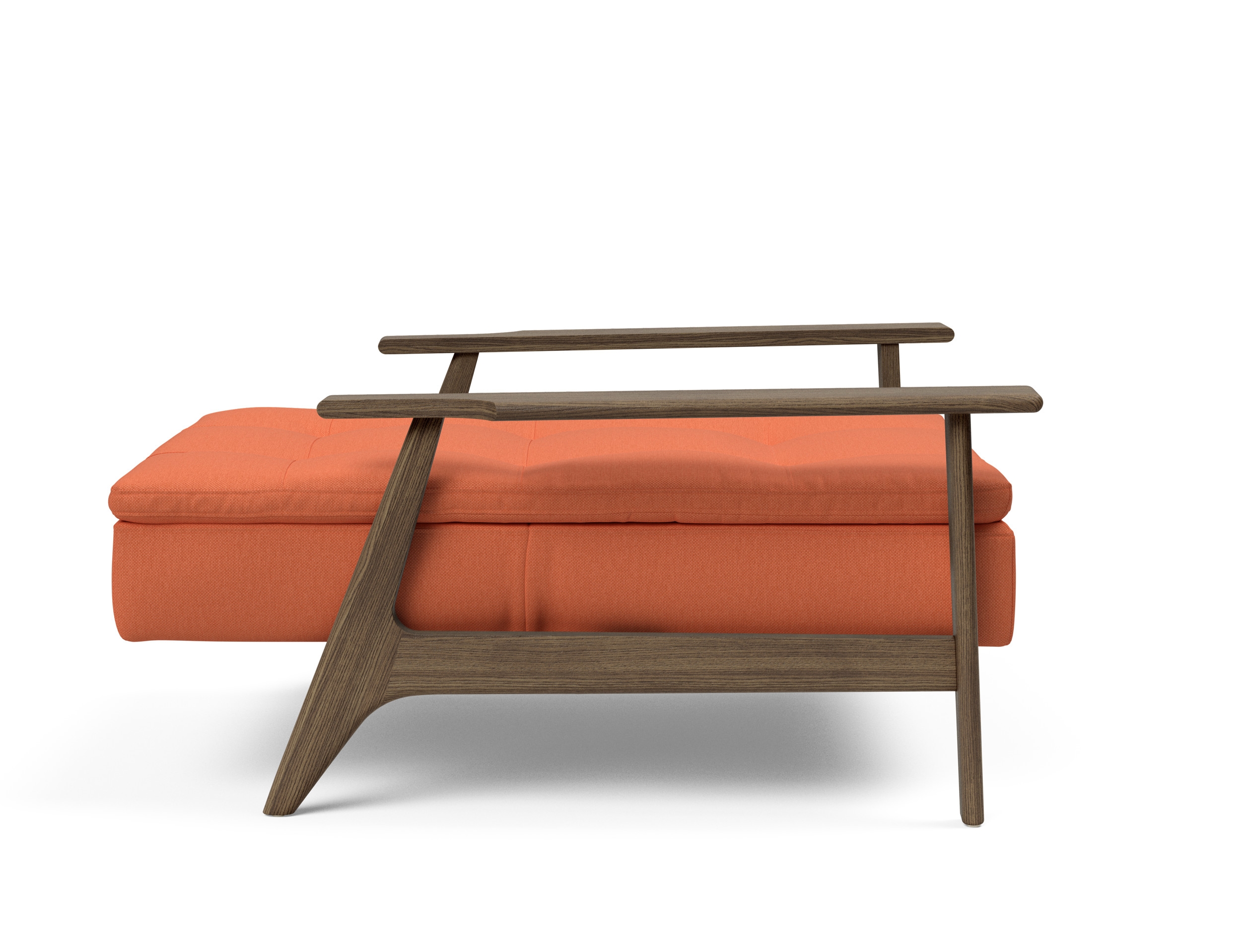 Dublexo Frej Fabric Chair w/Smoked Oak Arms & Legs