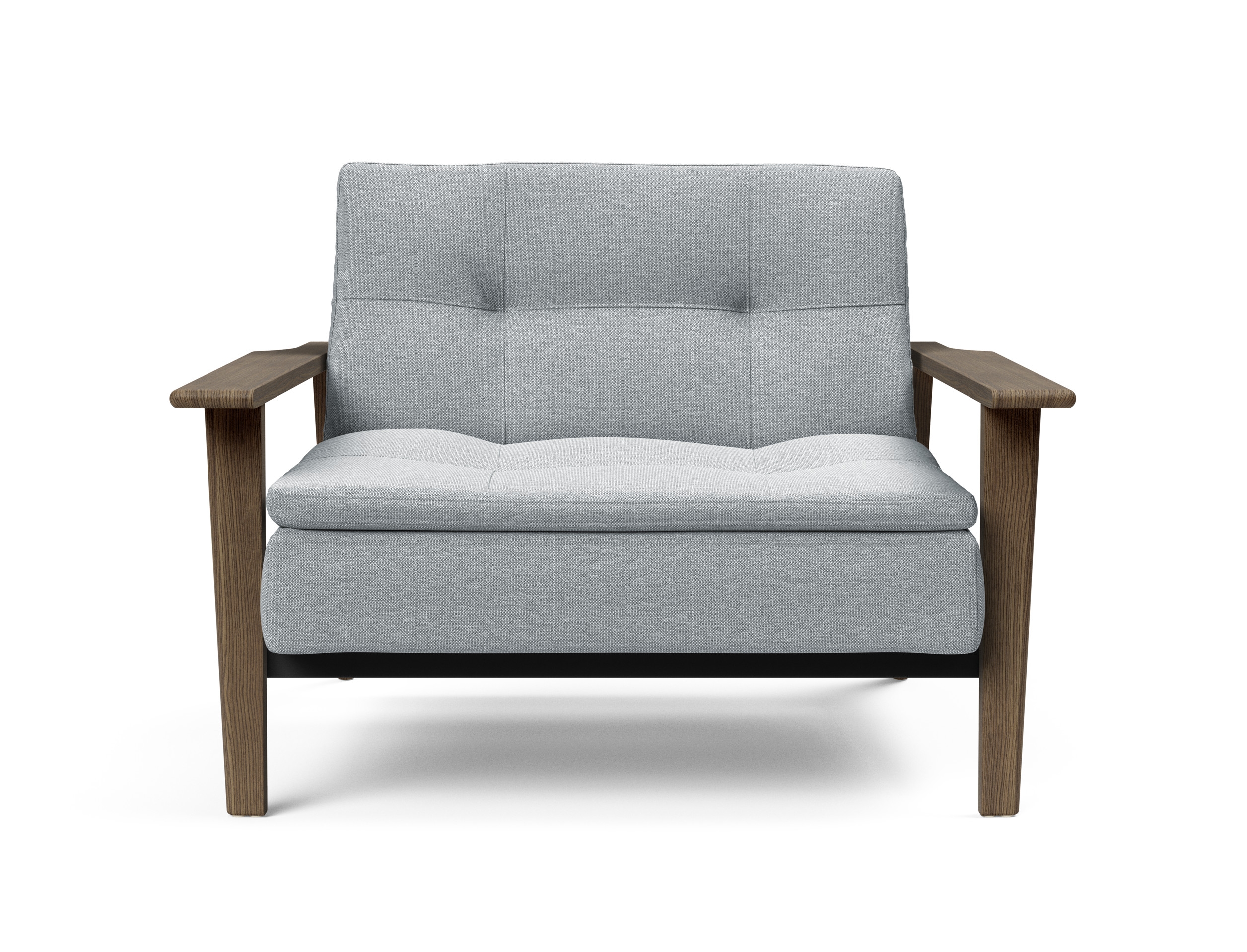 Dublexo Frej Fabric Chair w/Smoked Oak Arms & Legs