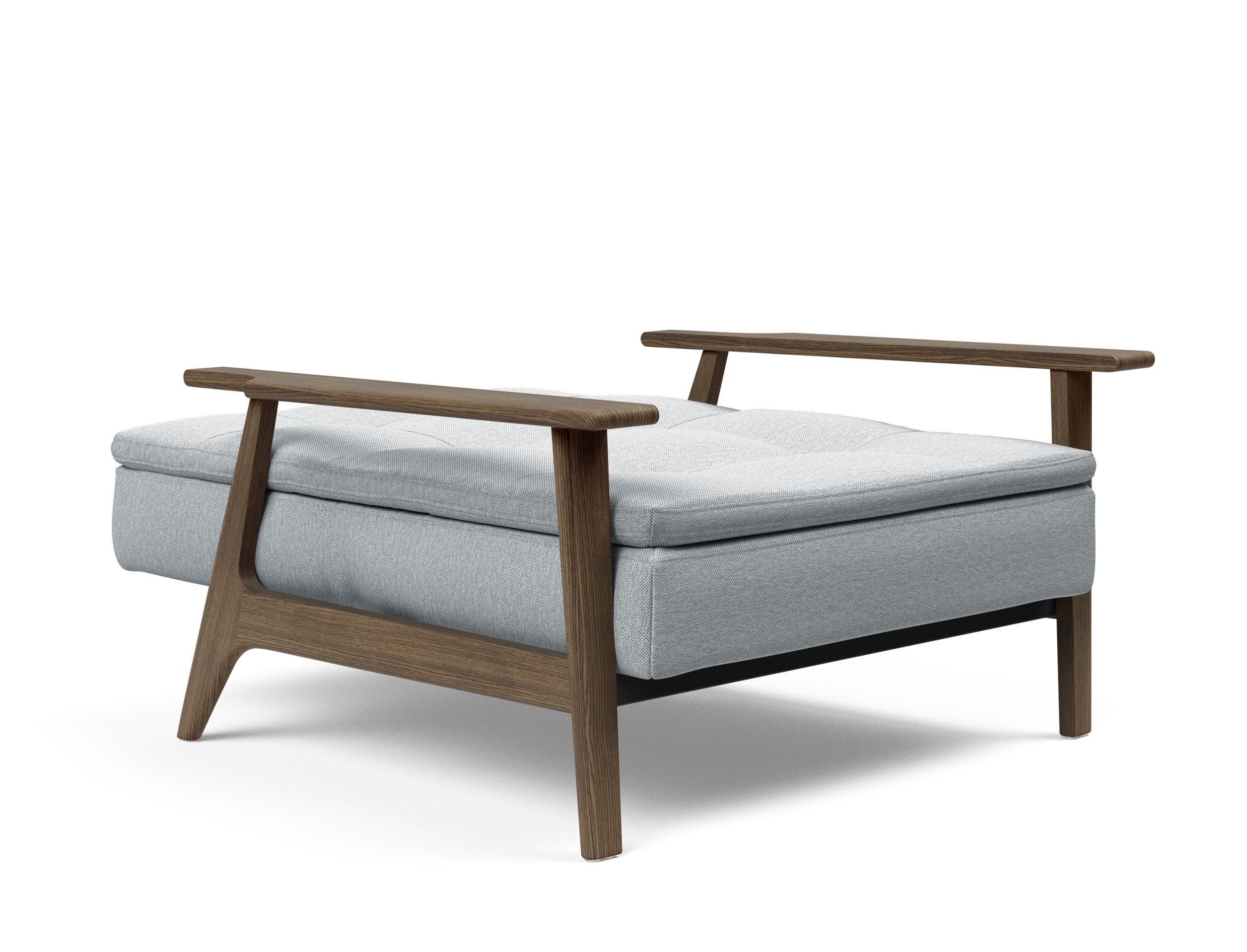 Dublexo Frej Fabric Chair w/Smoked Oak Arms & Legs