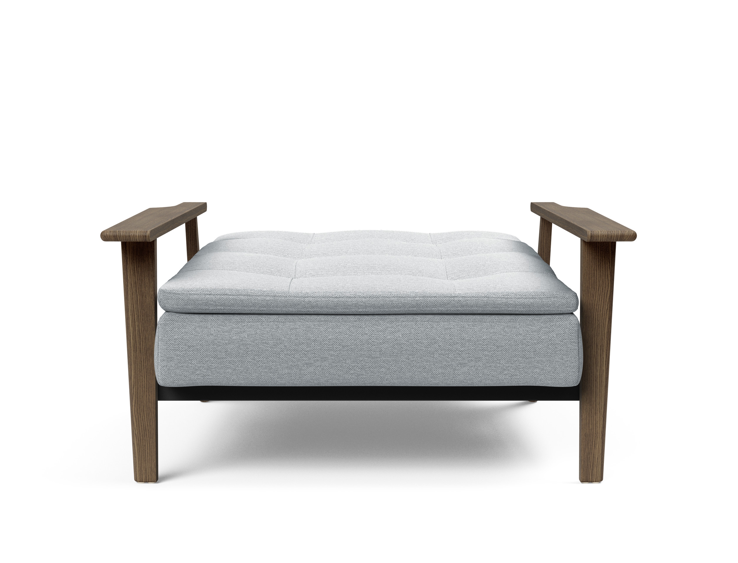 Dublexo Frej Fabric Chair w/Smoked Oak Arms & Legs