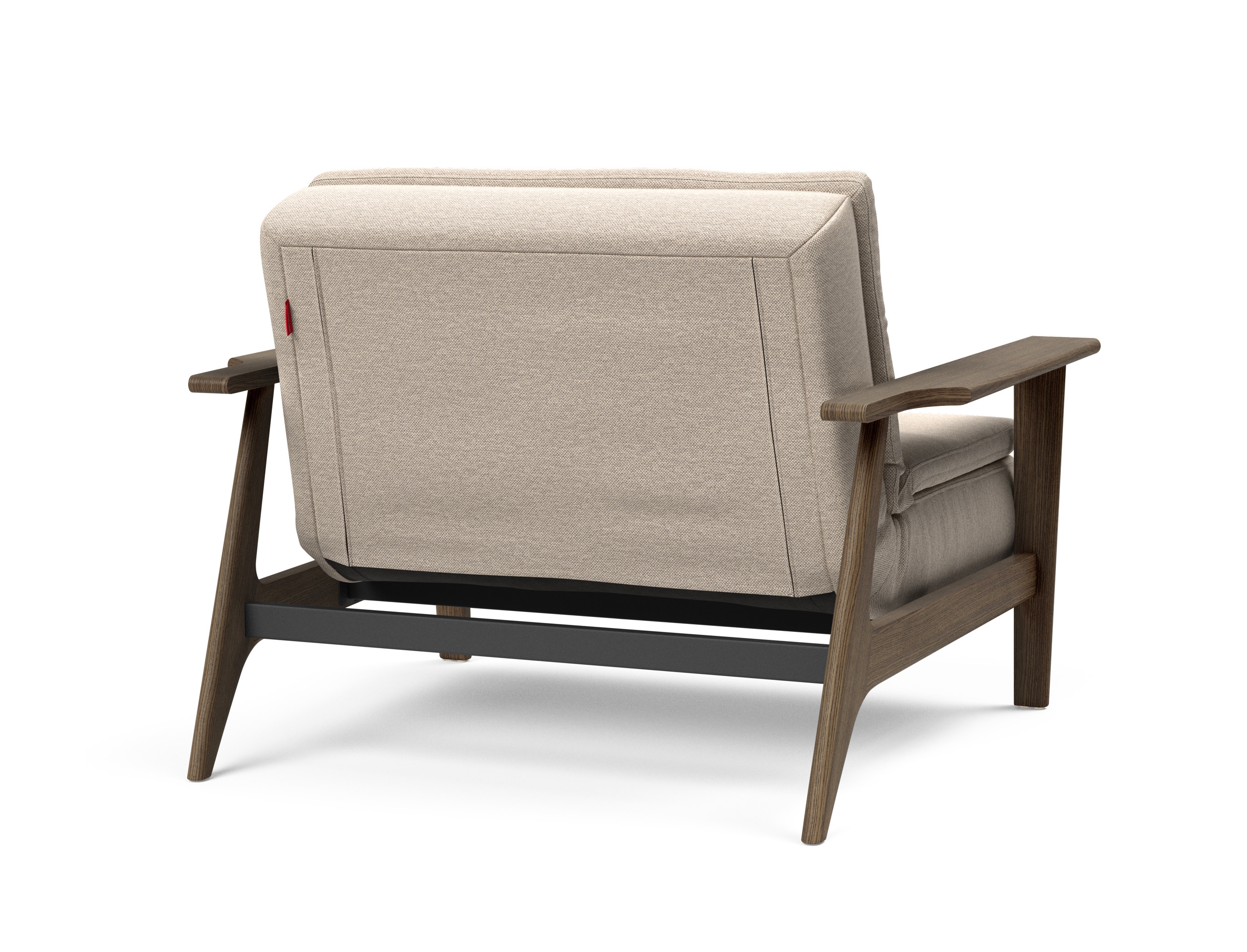 Dublexo Frej Fabric Chair w/Smoked Oak Arms & Legs