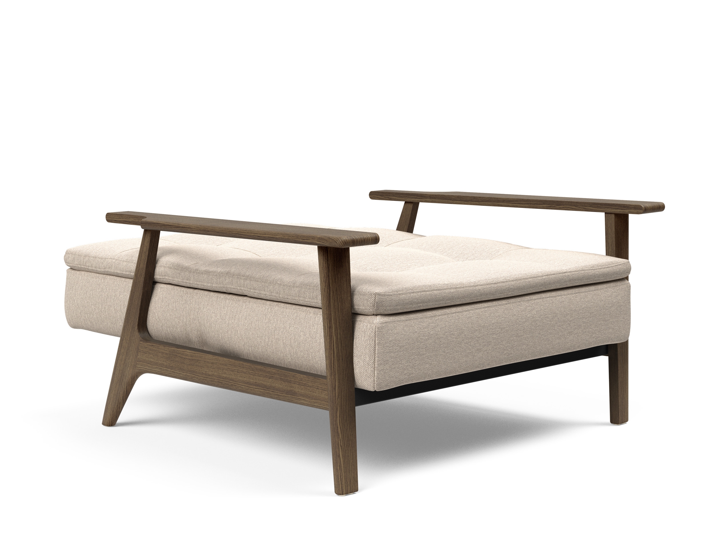 Dublexo Frej Fabric Chair w/Smoked Oak Arms & Legs
