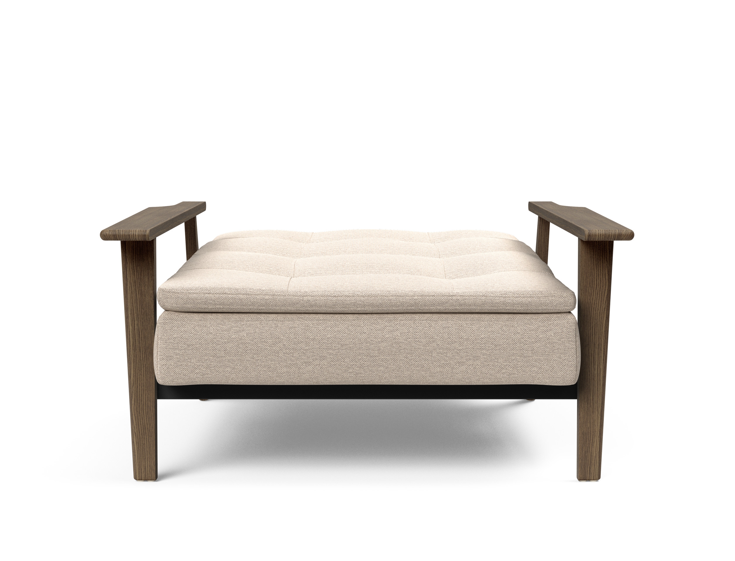Dublexo Frej Fabric Chair w/Smoked Oak Arms & Legs