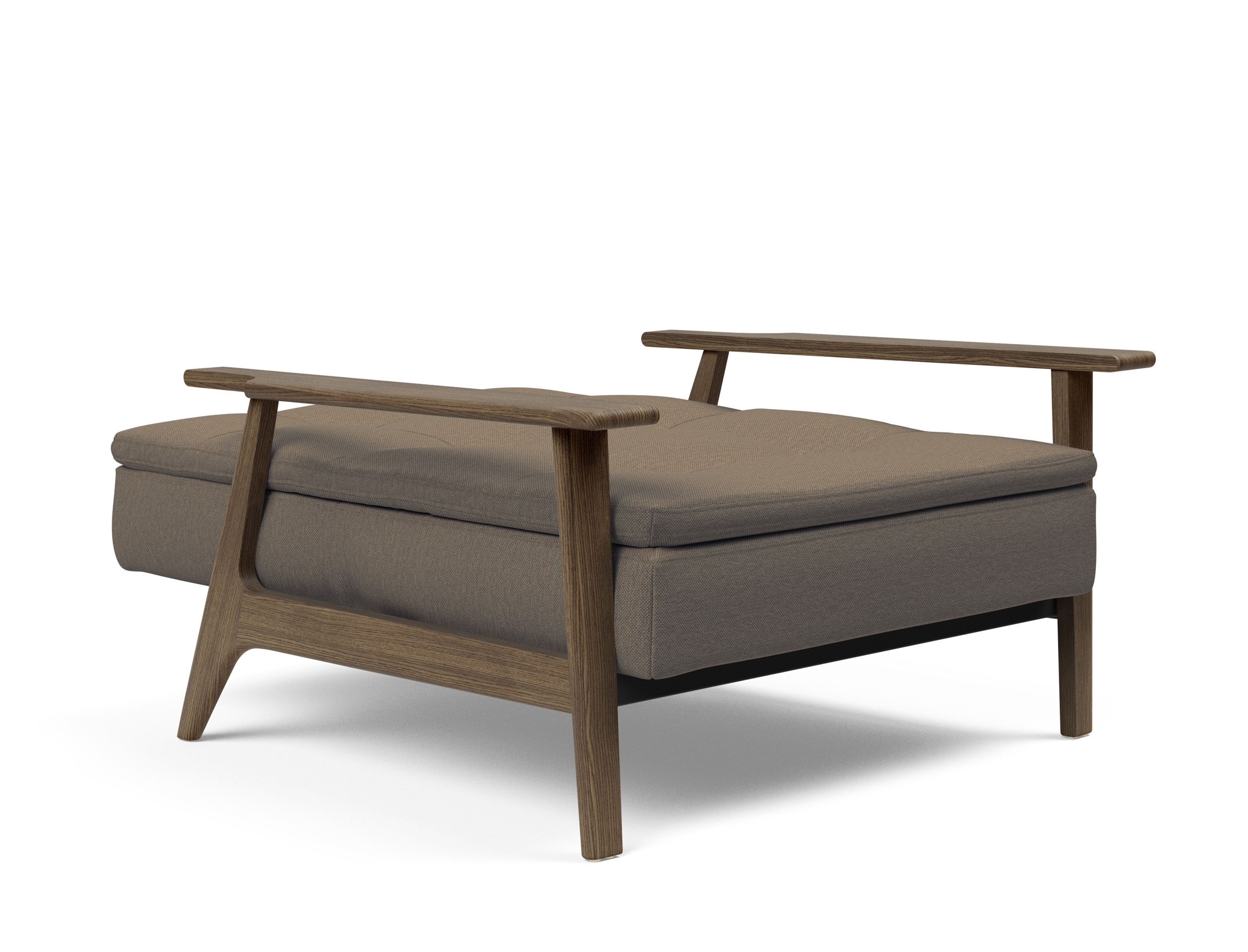 Dublexo Frej Fabric Chair w/Smoked Oak Arms & Legs