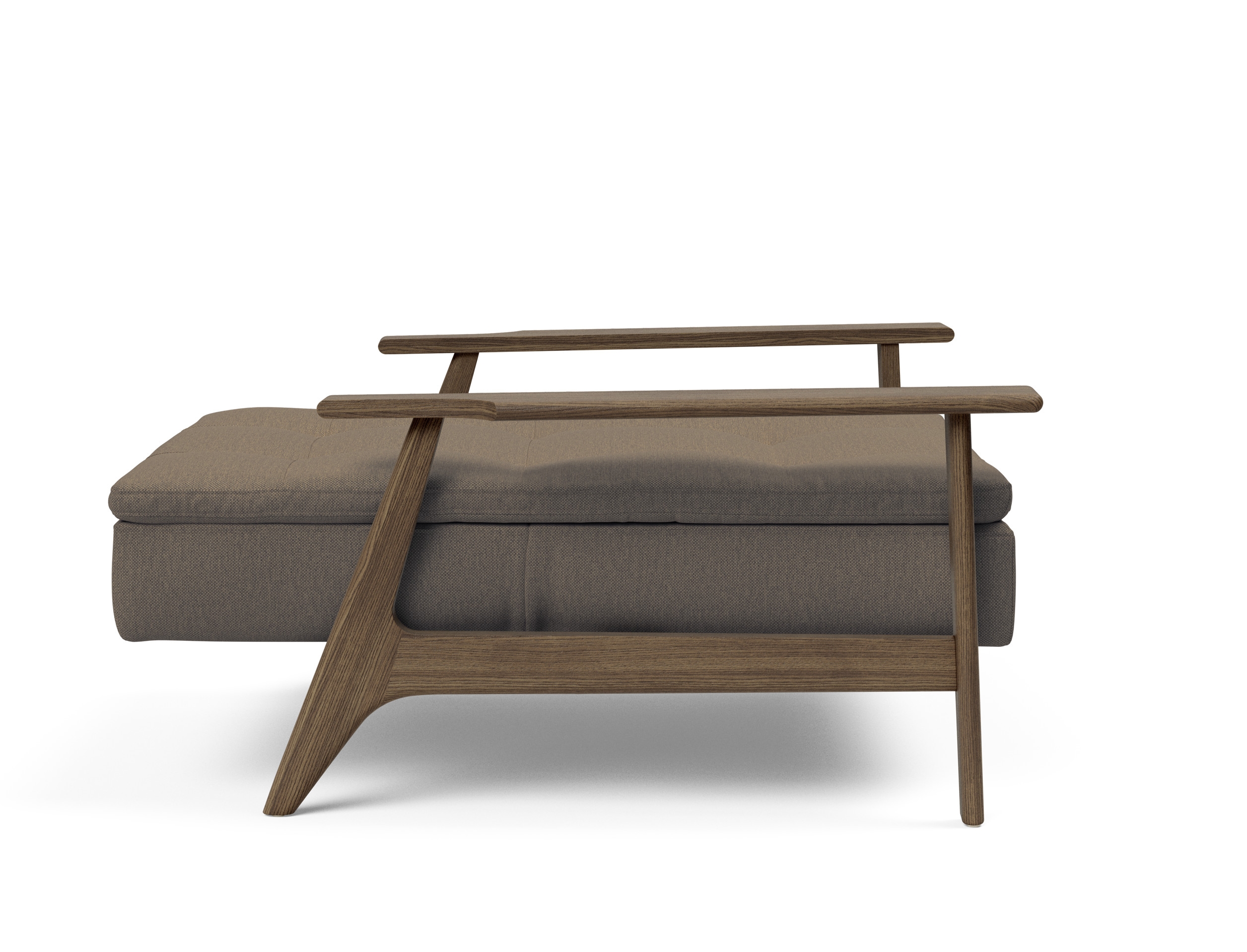 Dublexo Frej Fabric Chair w/Smoked Oak Arms & Legs