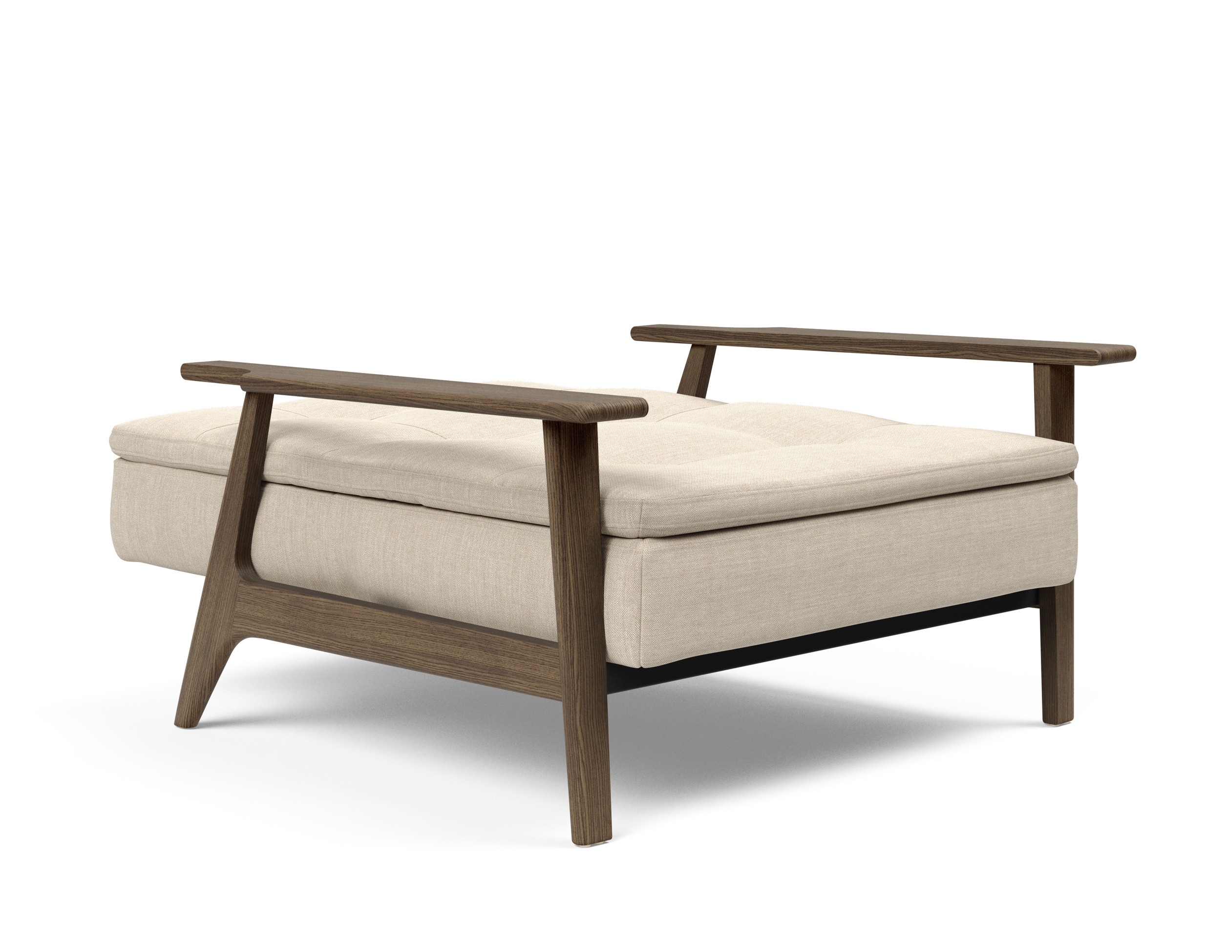 Dublexo Frej Fabric Chair w/Smoked Oak Arms & Legs