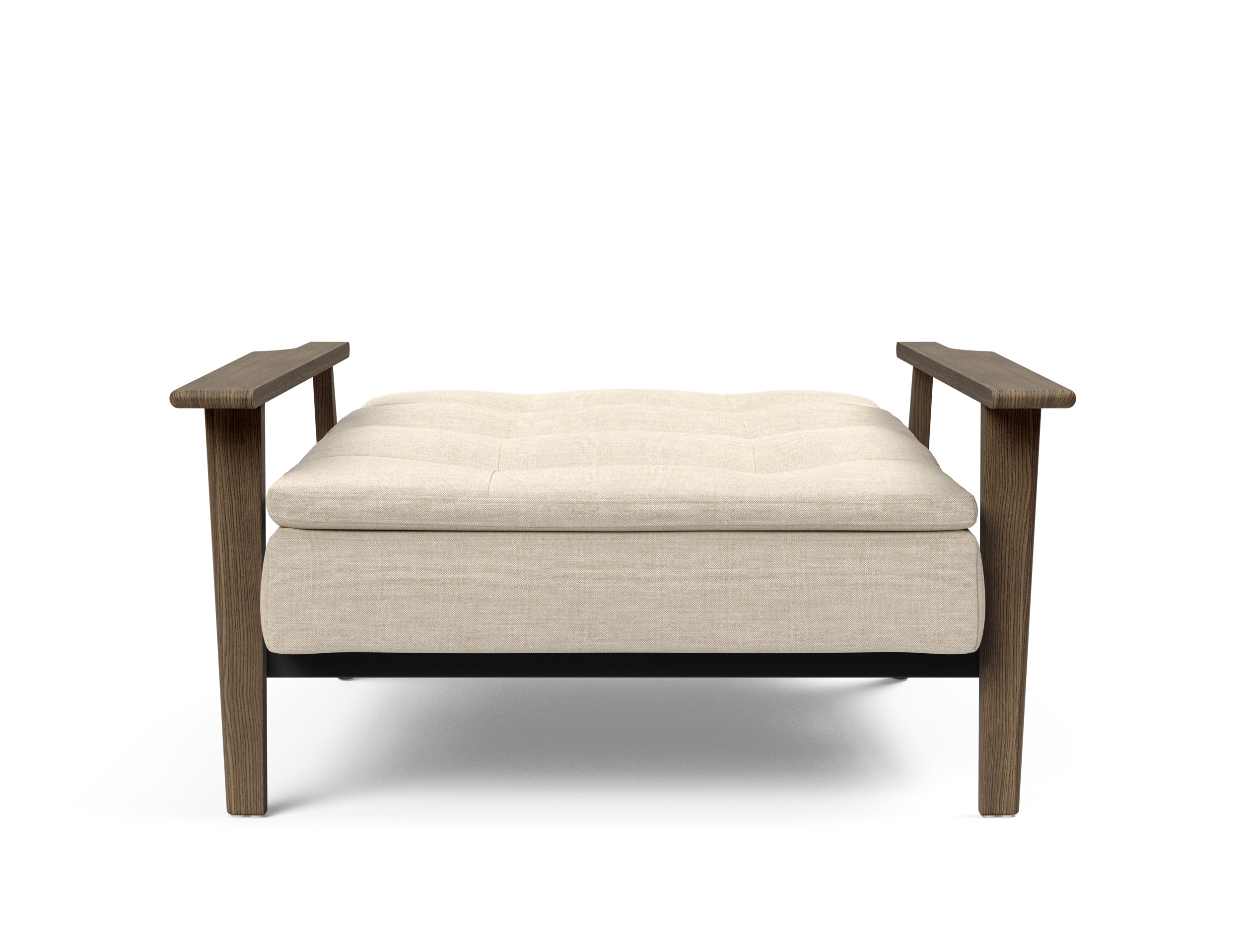 Dublexo Frej Fabric Chair w/Smoked Oak Arms & Legs