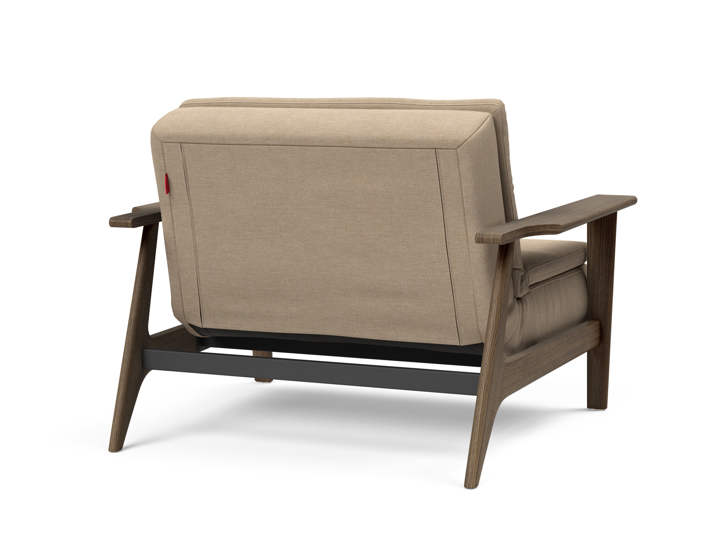 Dublexo Frej Fabric Chair w/Smoked Oak Arms & Legs