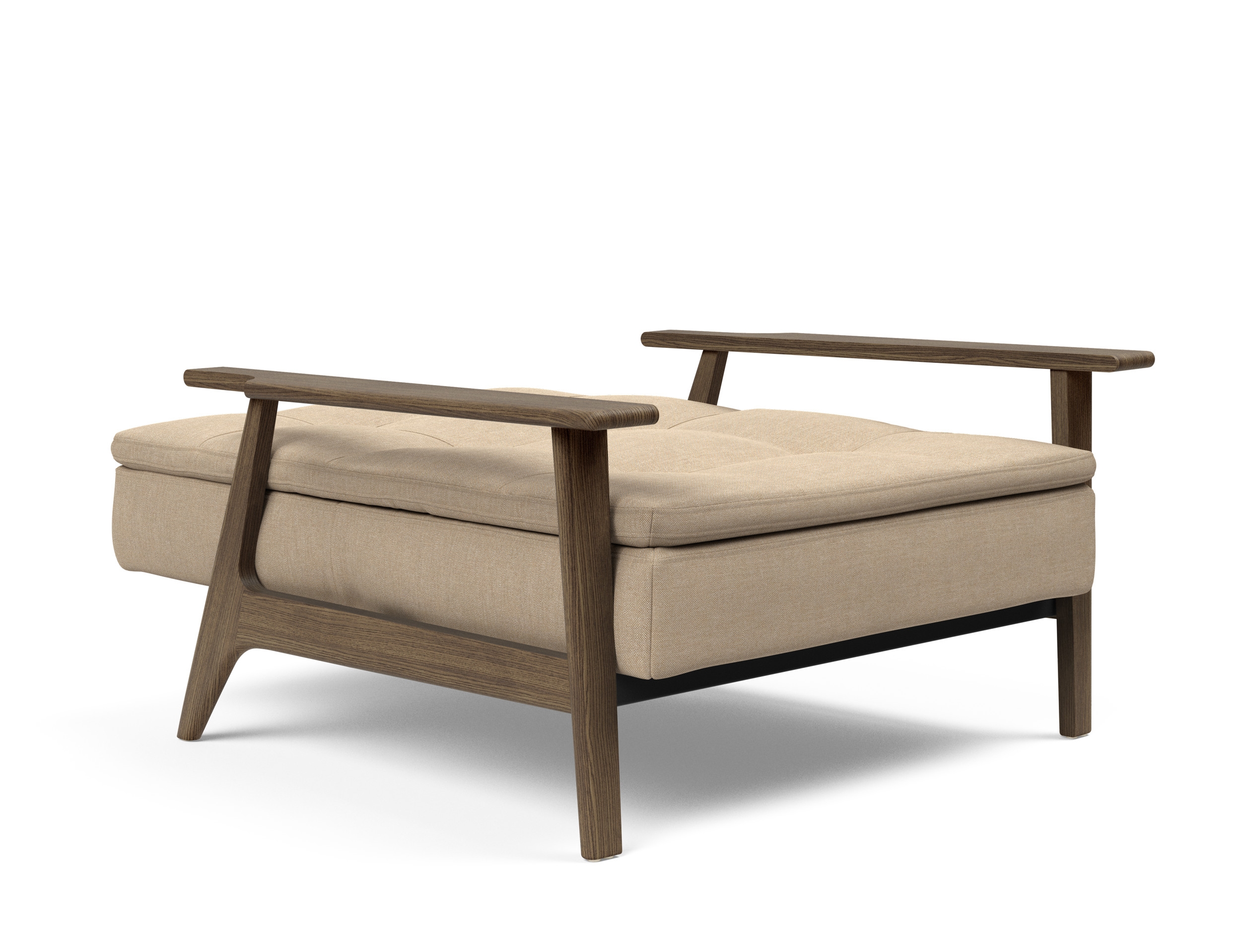 Dublexo Frej Fabric Chair w/Smoked Oak Arms & Legs