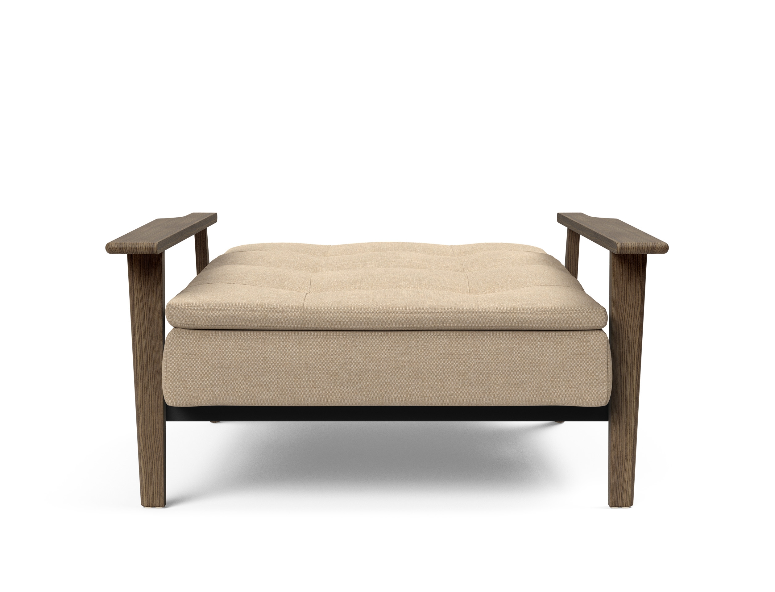 Dublexo Frej Fabric Chair w/Smoked Oak Arms & Legs