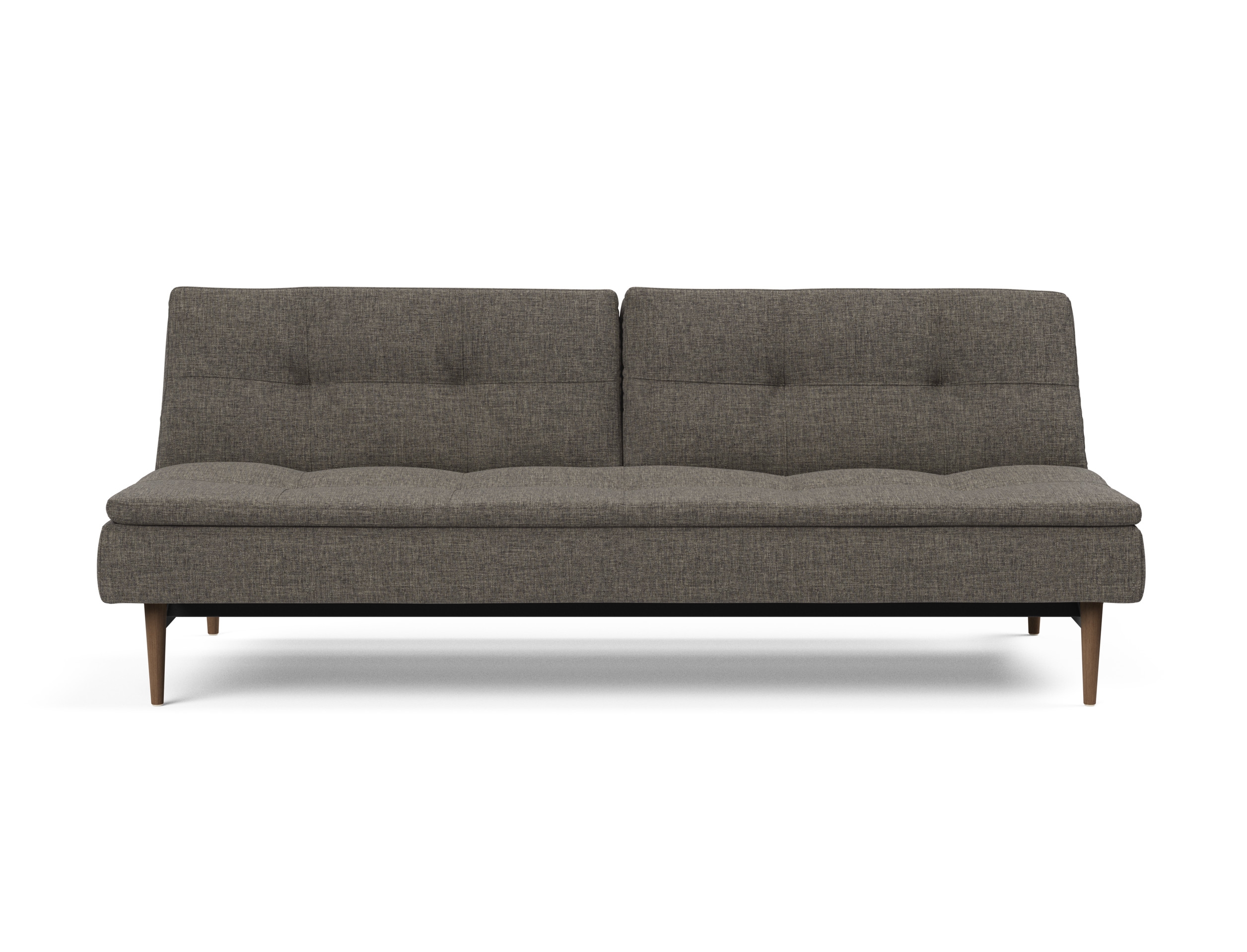 Dublexo Deluxe Fabric Sofa Bed w/Dark Wood Styletto Legs