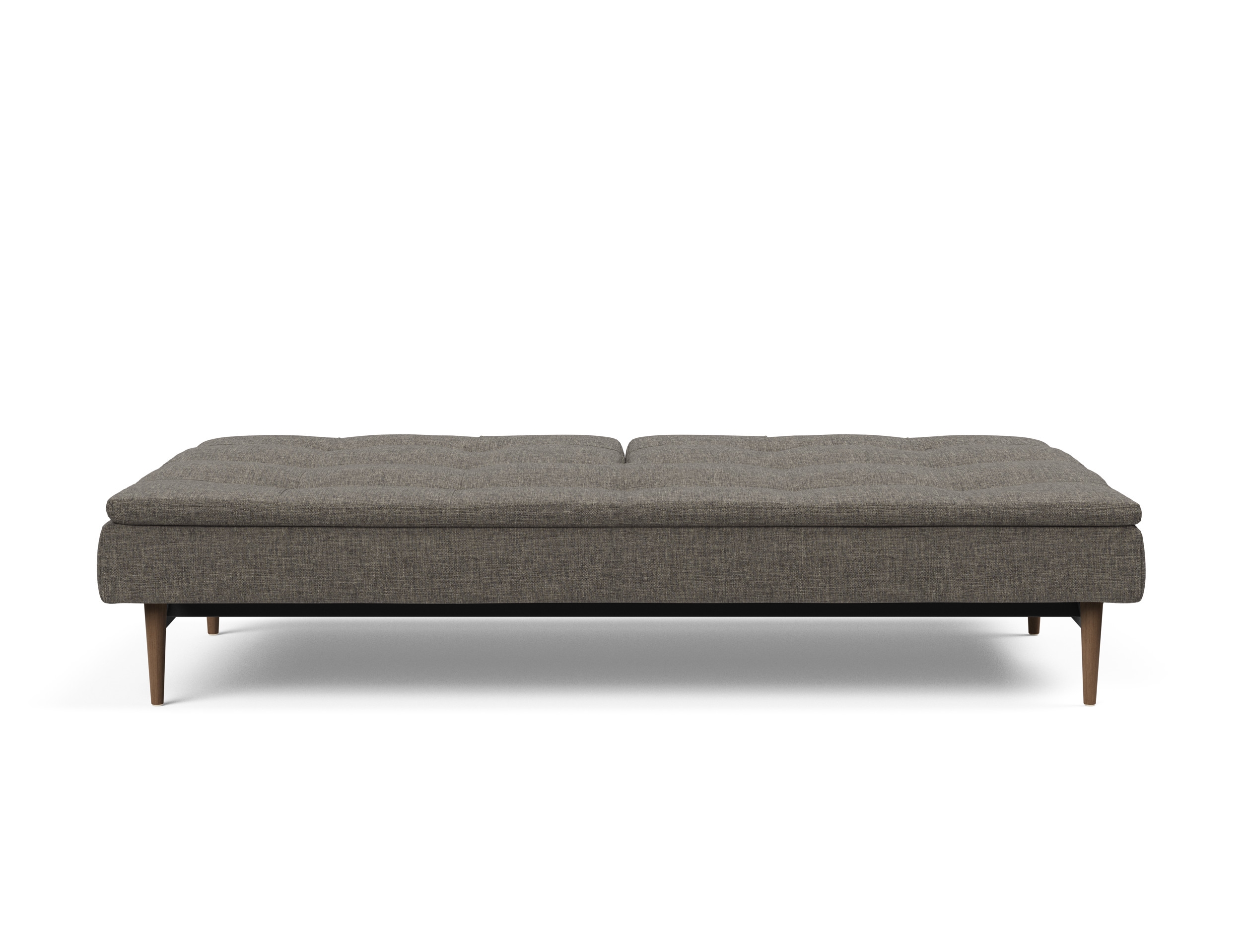 Dublexo Deluxe Fabric Sofa Bed w/Dark Wood Styletto Legs