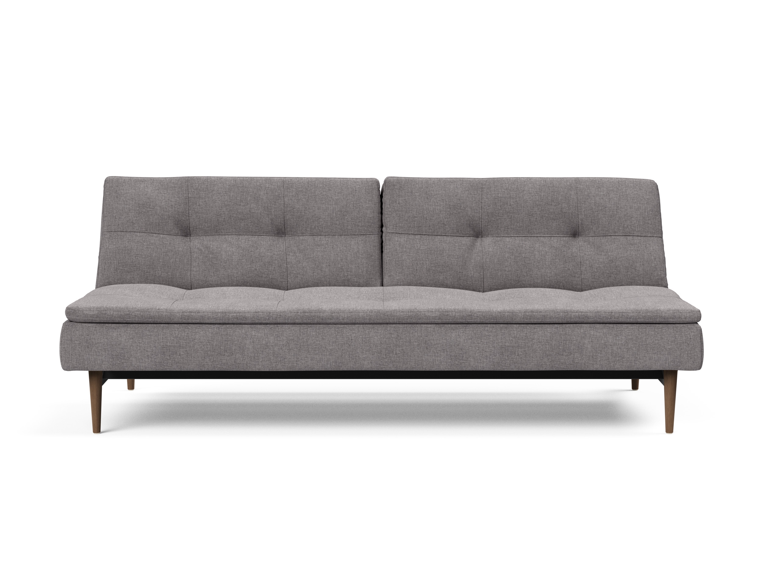 Dublexo Deluxe Fabric Sofa Bed w/Dark Wood Styletto Legs
