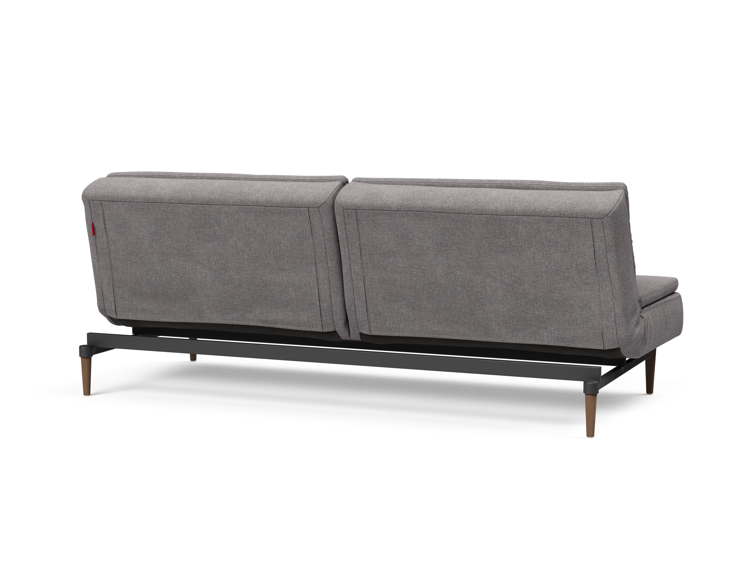 Dublexo Deluxe Fabric Sofa Bed w/Dark Wood Styletto Legs