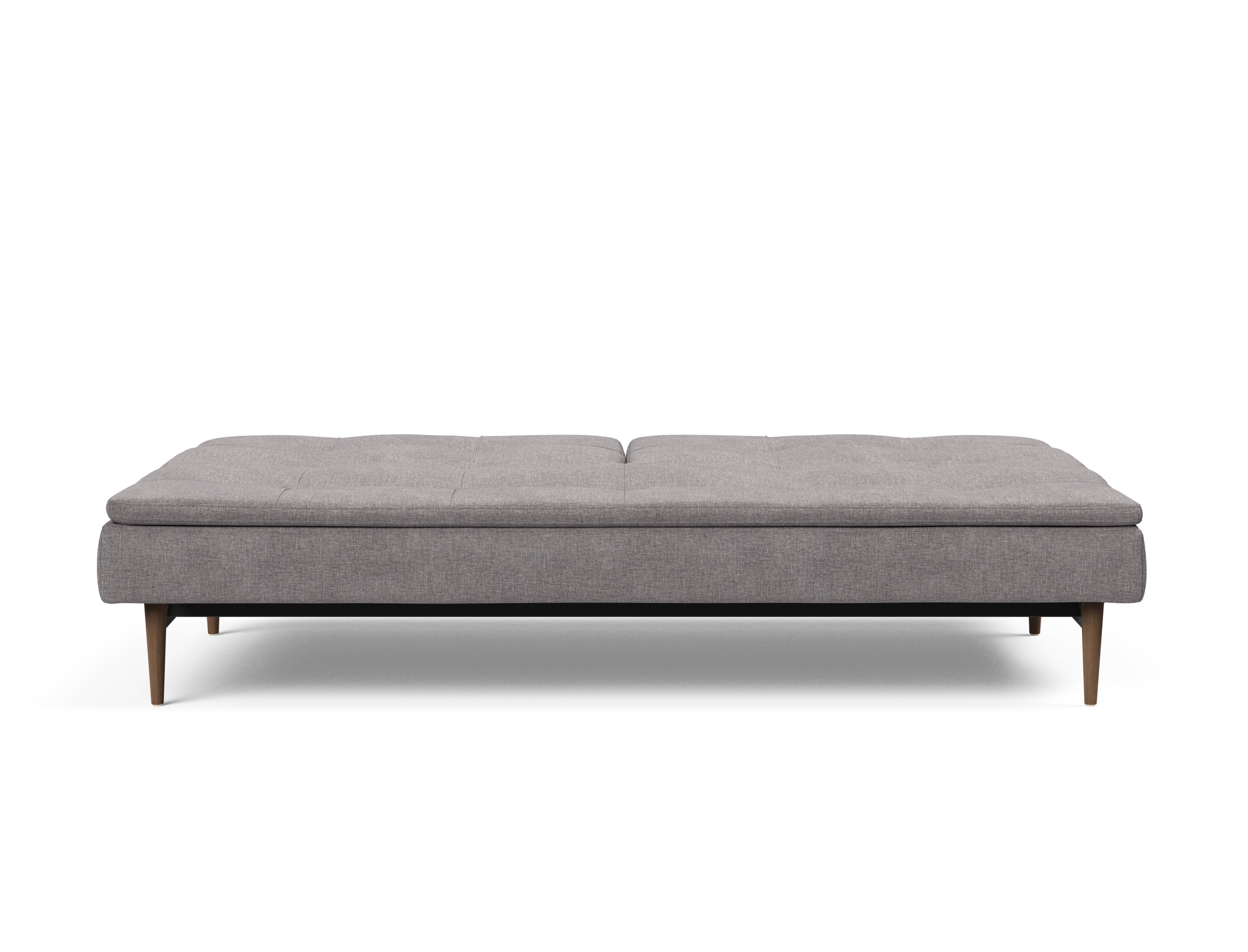 Dublexo Deluxe Fabric Sofa Bed w/Dark Wood Styletto Legs