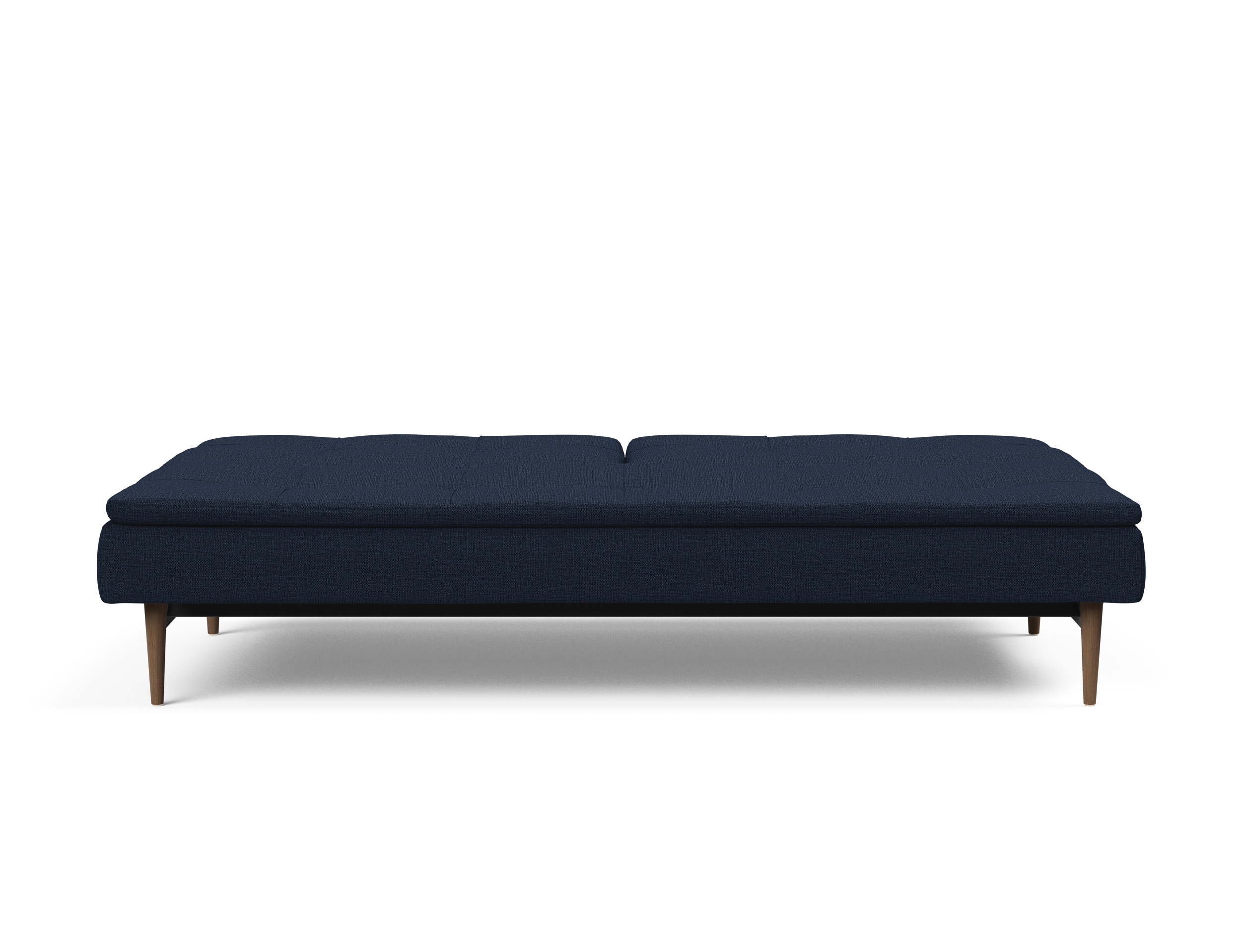 Dublexo Deluxe Fabric Sofa Bed w/Dark Wood Styletto Legs
