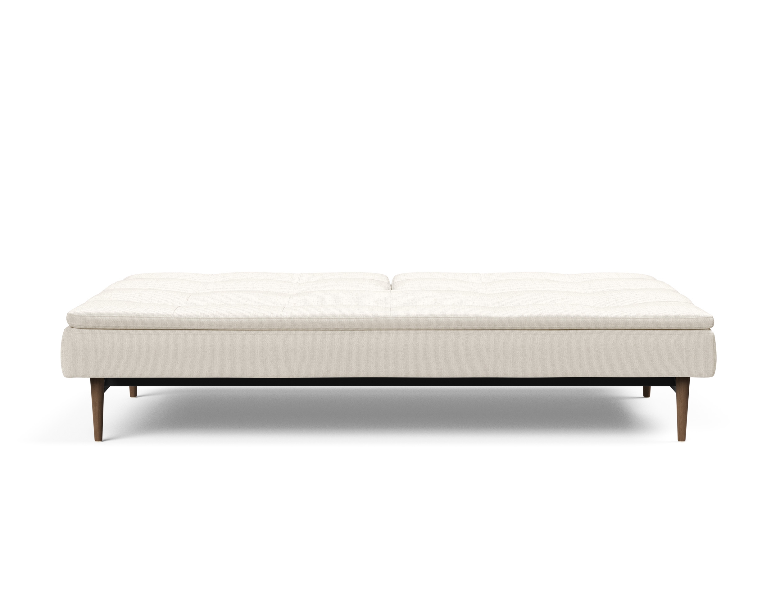 Dublexo Deluxe Fabric Sofa Bed w/Dark Wood Styletto Legs