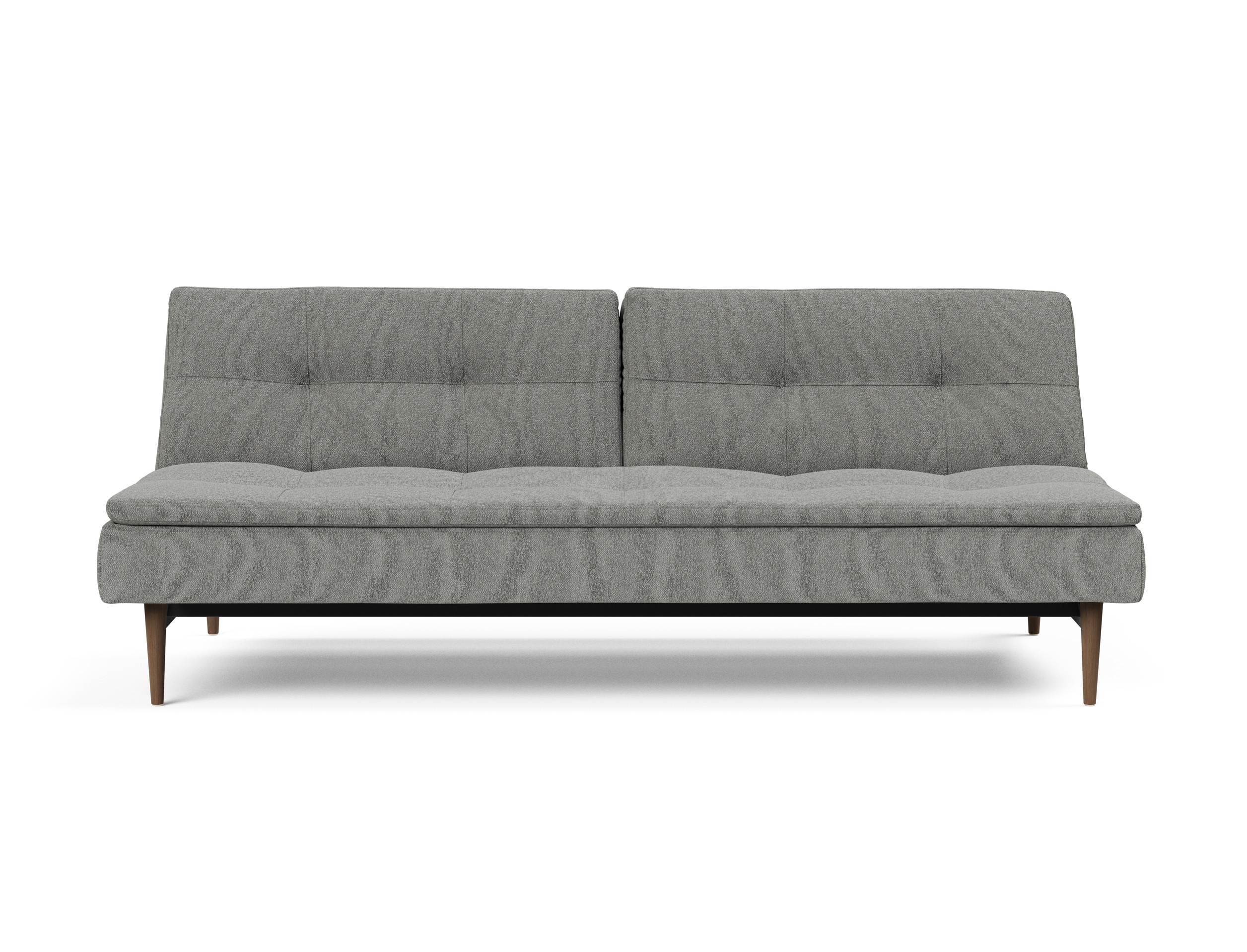 Dublexo Deluxe Fabric Sofa Bed w/Dark Wood Styletto Legs