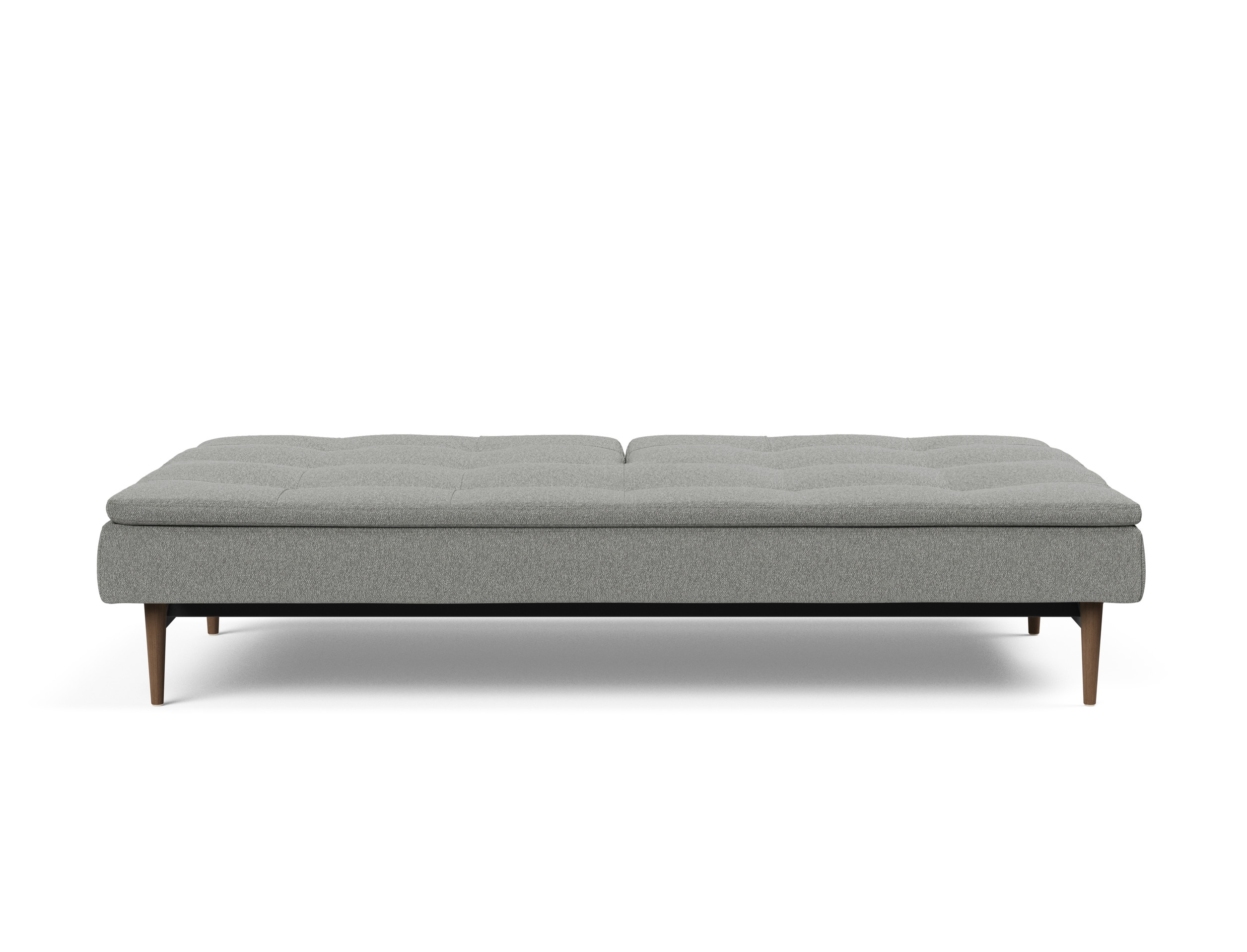Dublexo Deluxe Fabric Sofa Bed w/Dark Wood Styletto Legs