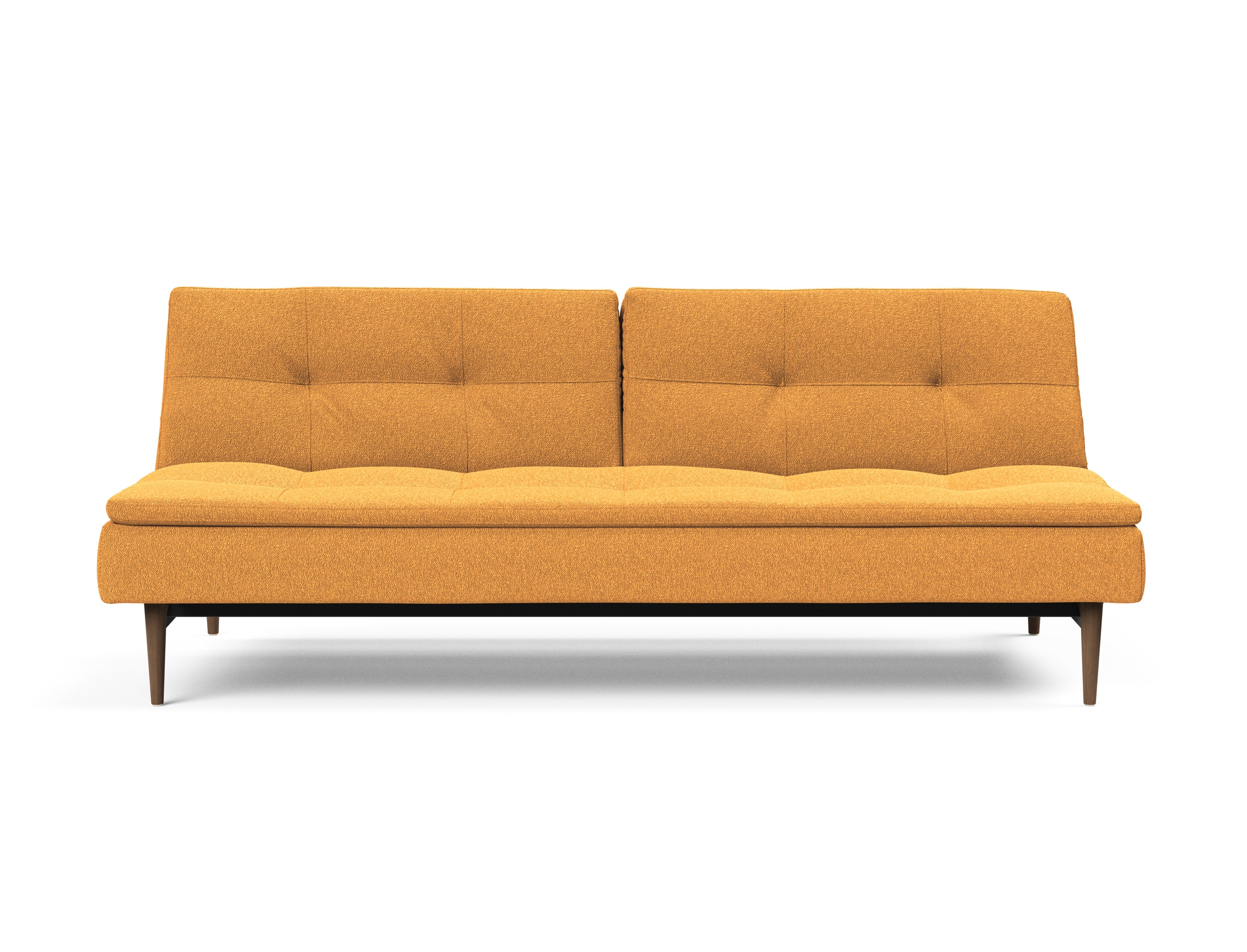 Dublexo Deluxe Fabric Sofa Bed w/Dark Wood Styletto Legs