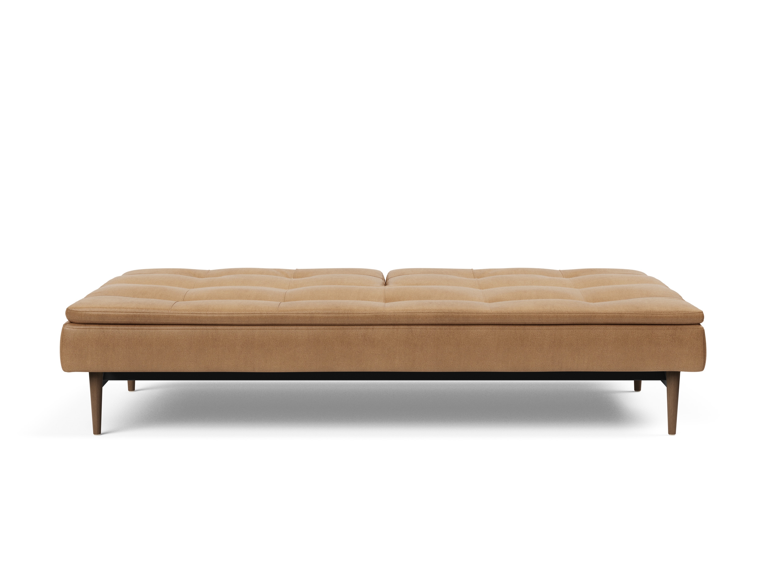 Dublexo Deluxe Fabric Sofa Bed w/Dark Wood Styletto Legs