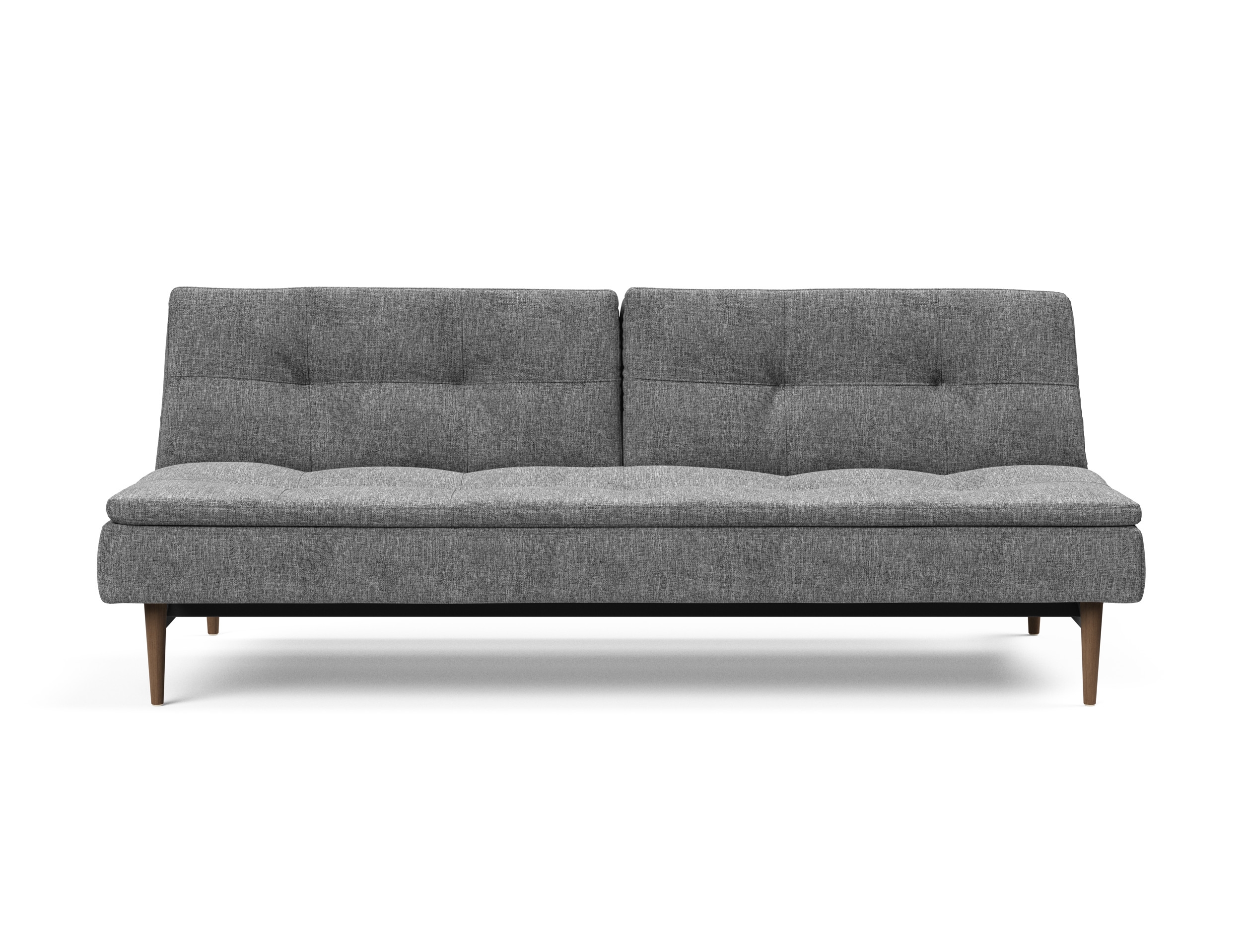 Dublexo Deluxe Fabric Sofa Bed w/Dark Wood Styletto Legs