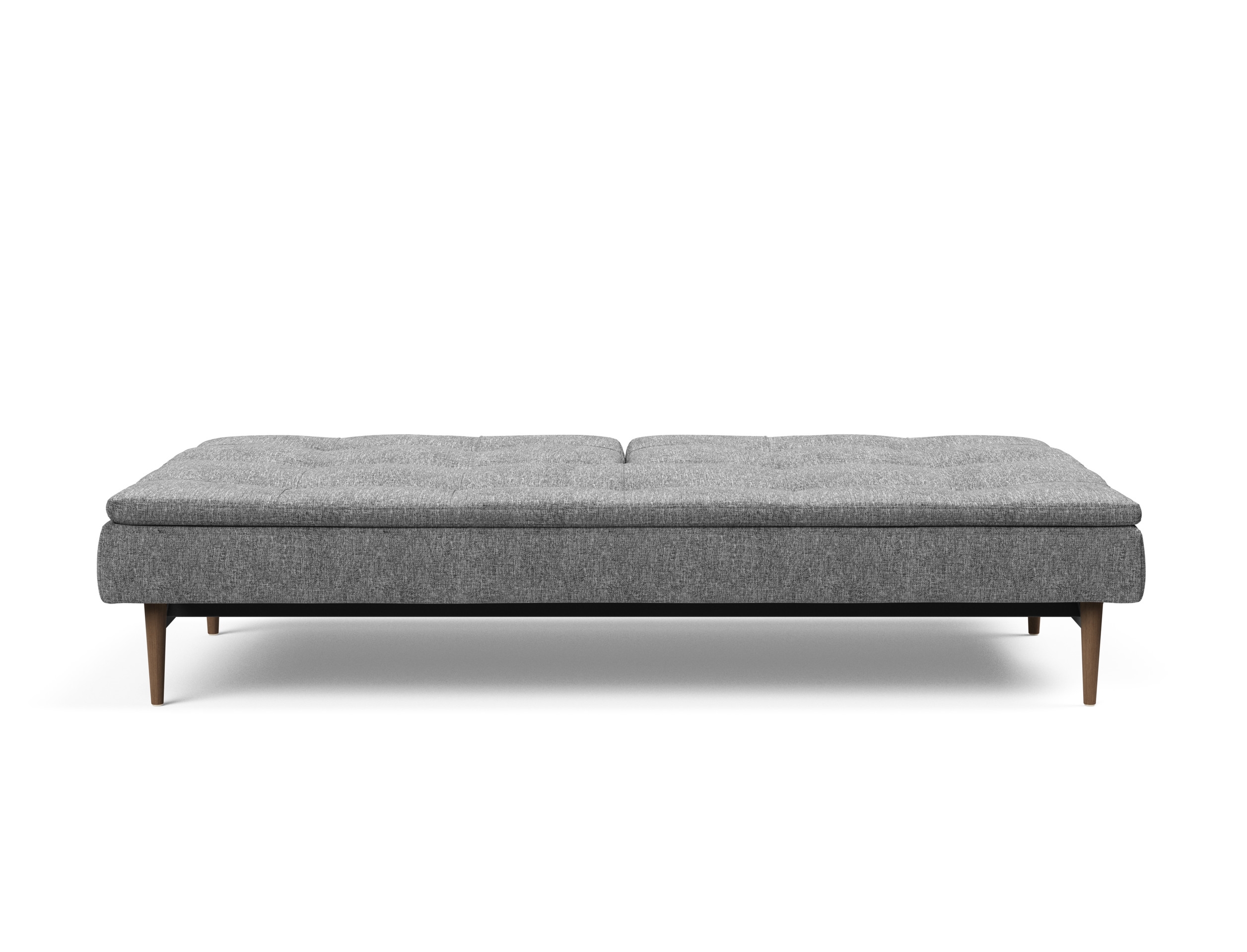 Dublexo Deluxe Fabric Sofa Bed w/Dark Wood Styletto Legs
