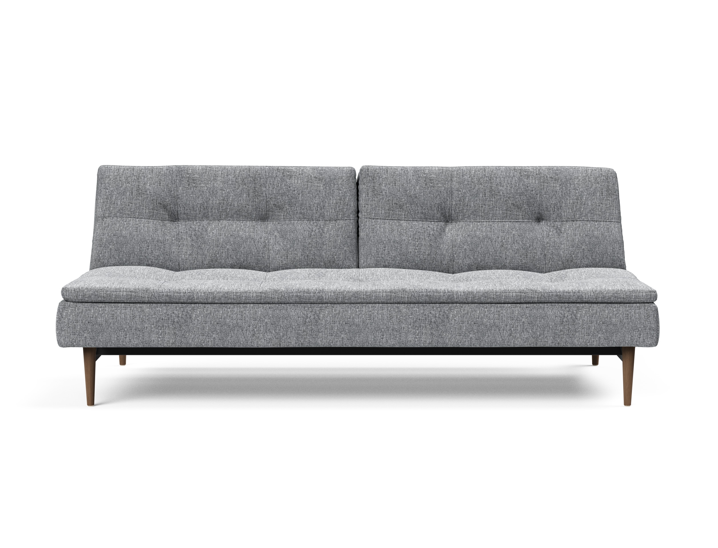 Dublexo Deluxe Fabric Sofa Bed w/Dark Wood Styletto Legs