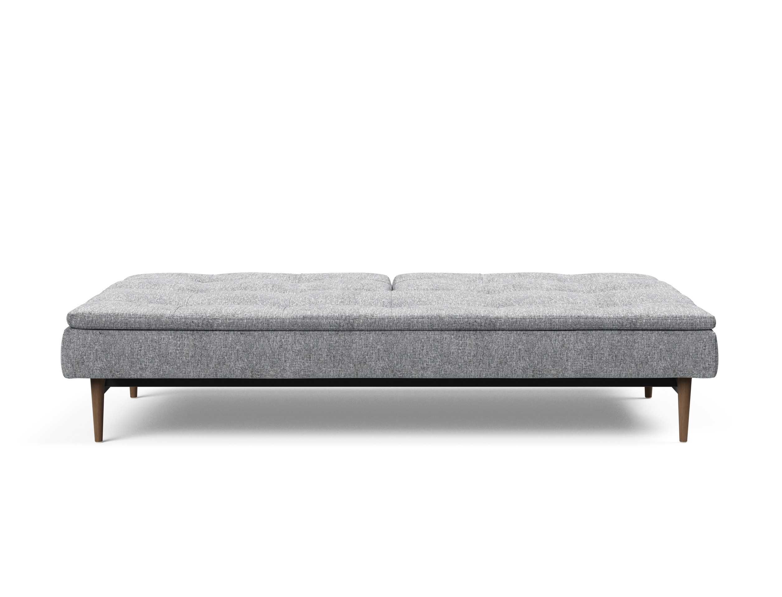 Dublexo Deluxe Fabric Sofa Bed w/Dark Wood Styletto Legs