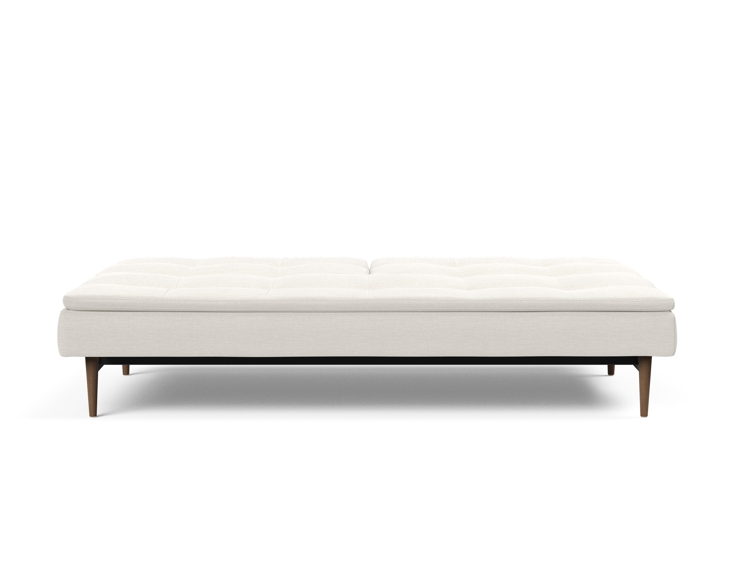 Dublexo Deluxe Fabric Sofa Bed w/Dark Wood Styletto Legs