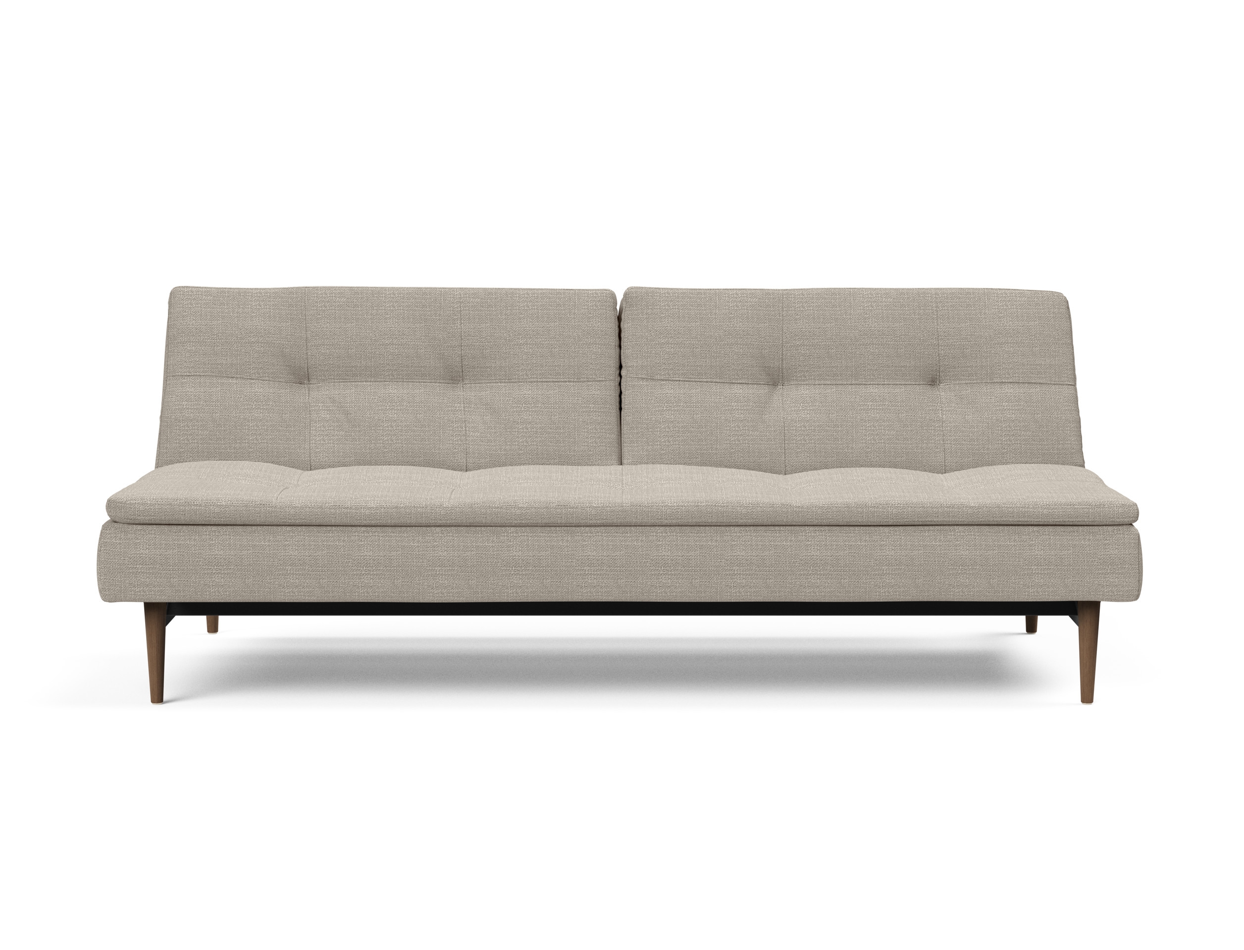 Dublexo Deluxe Fabric Sofa Bed w/Dark Wood Styletto Legs