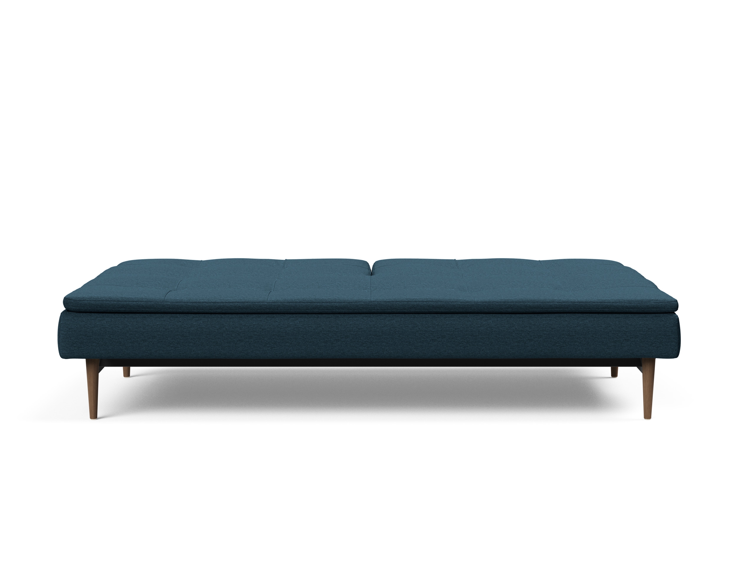 Dublexo Deluxe Fabric Sofa Bed w/Dark Wood Styletto Legs