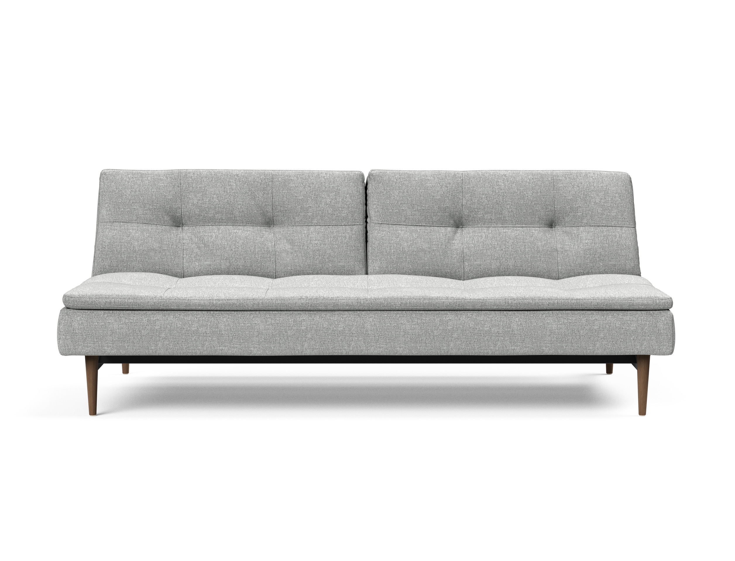 Dublexo Deluxe Fabric Sofa Bed w/Dark Wood Styletto Legs