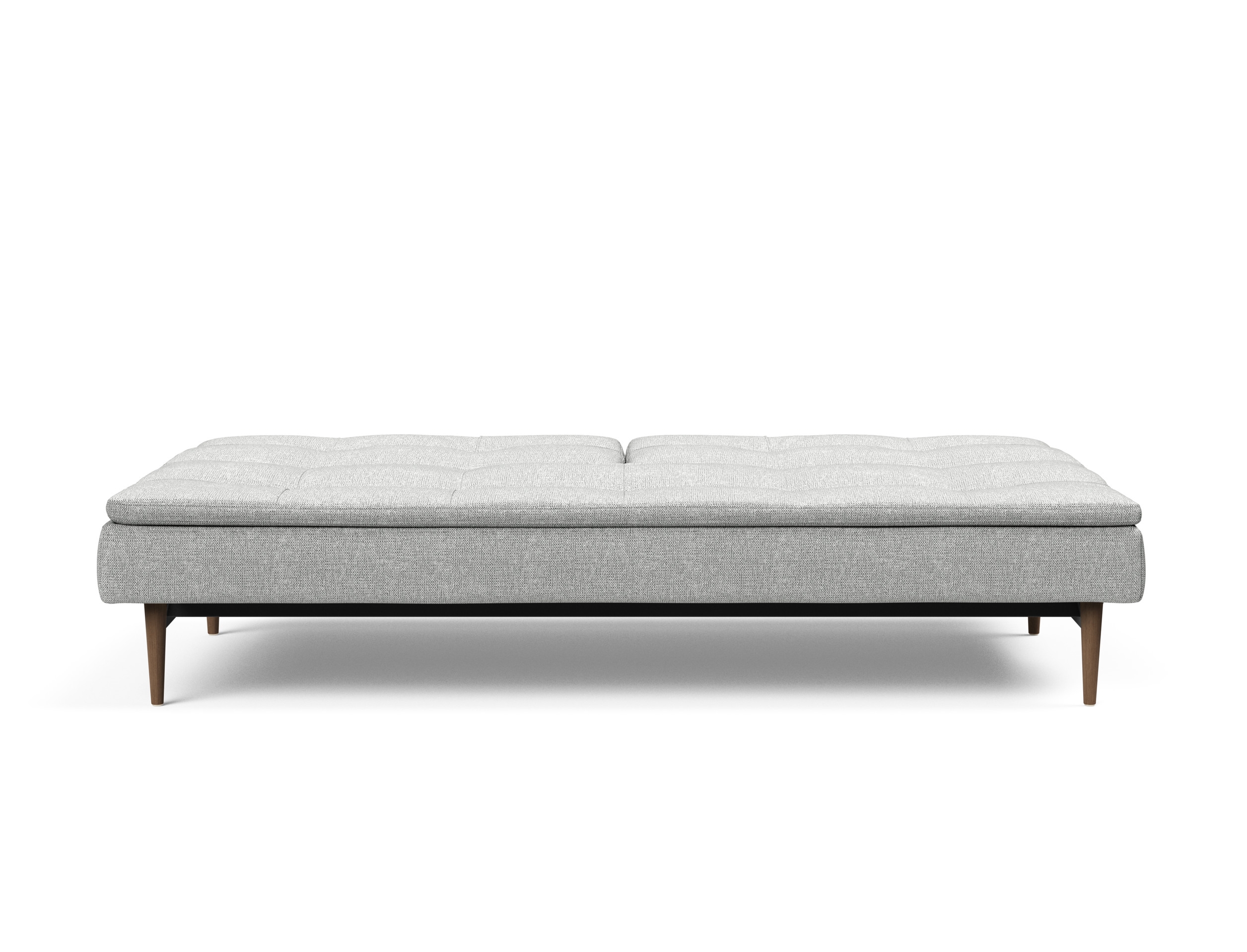 Dublexo Deluxe Fabric Sofa Bed w/Dark Wood Styletto Legs